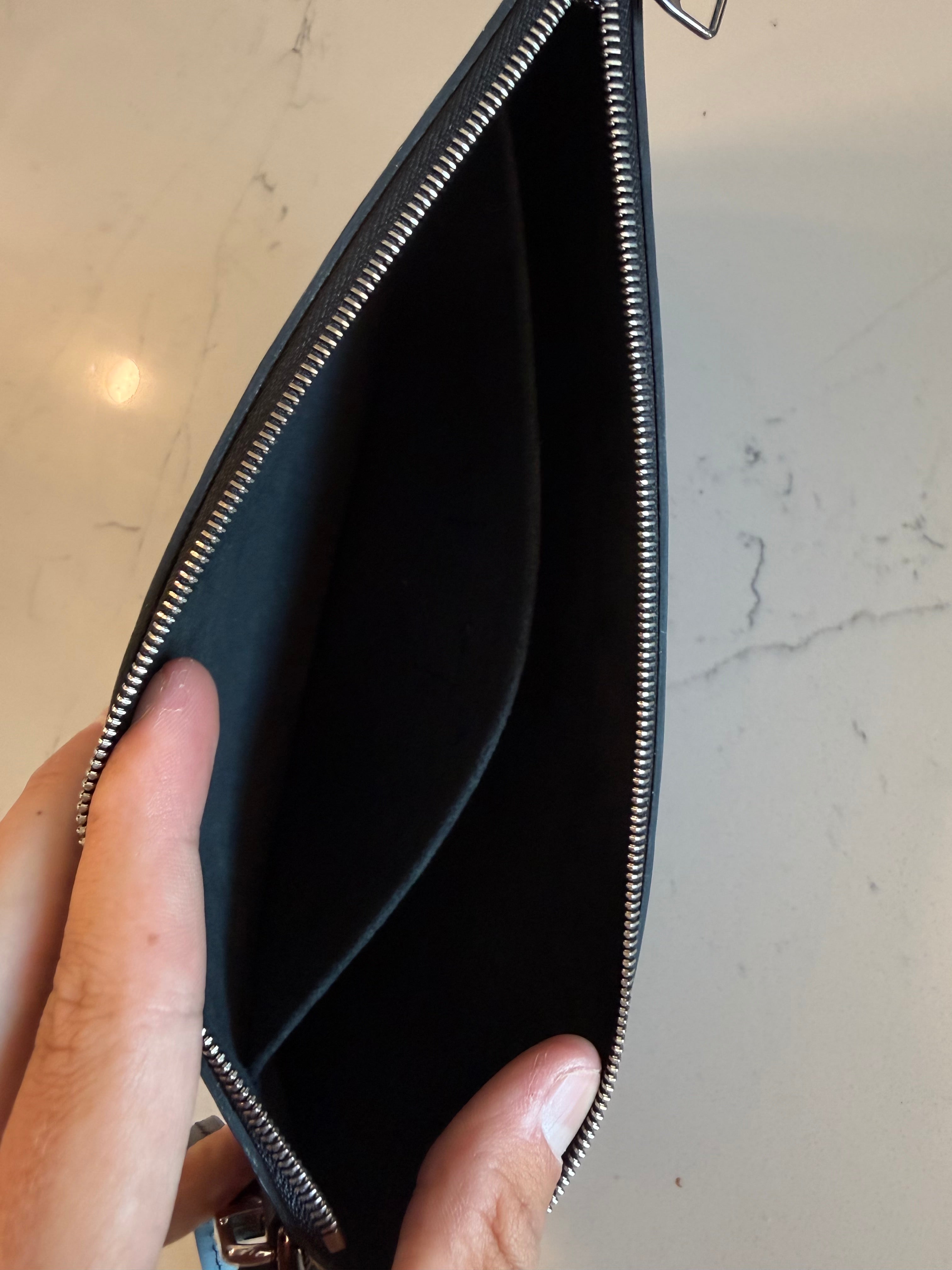 Louis Vuitton Neverfull MM with Pouch Epi Denim