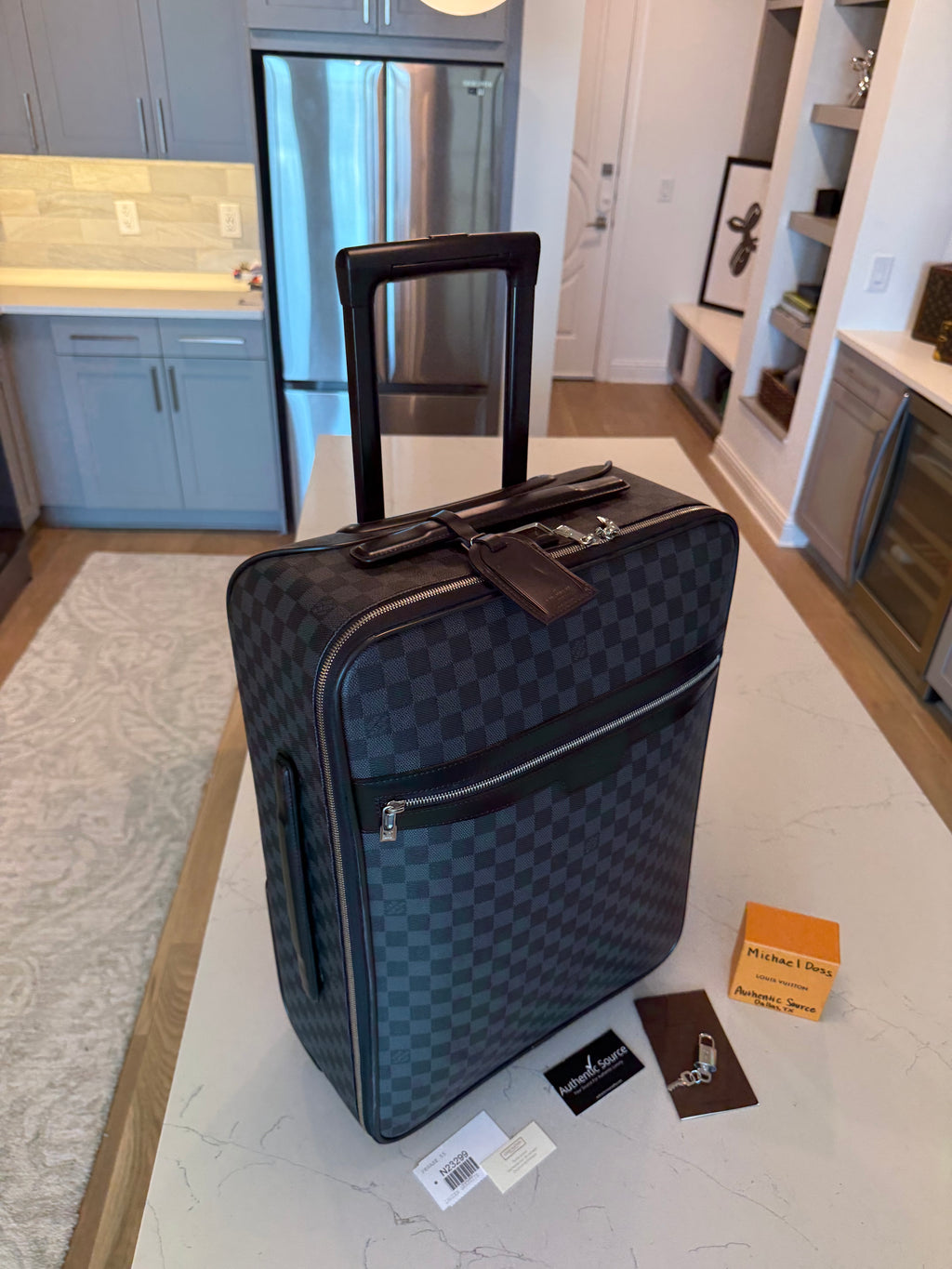 Louis Vuitton Pegase 55 Rolling Luggage DG
