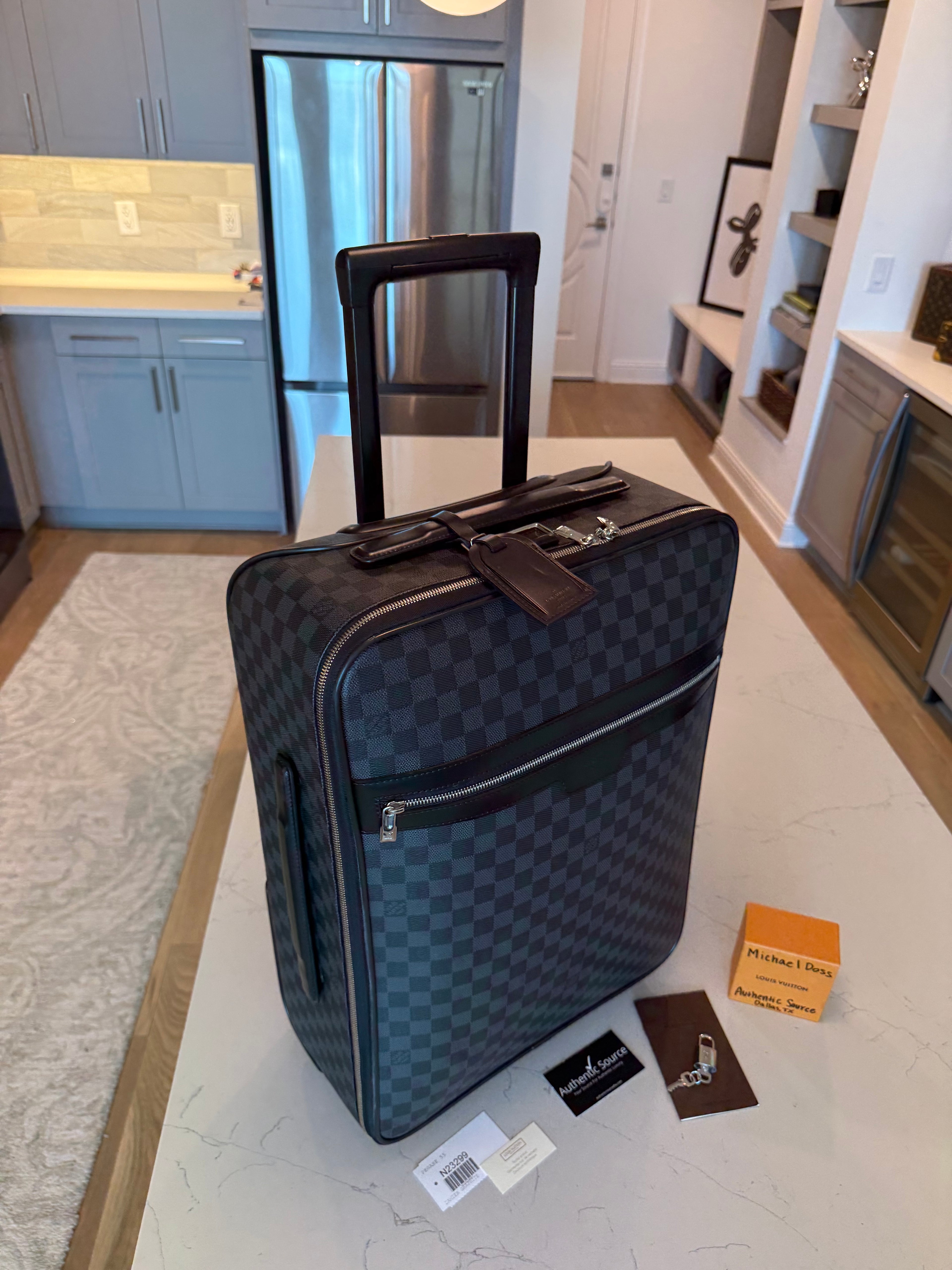 Louis Vuitton Pegase 55 Rolling Luggage DG