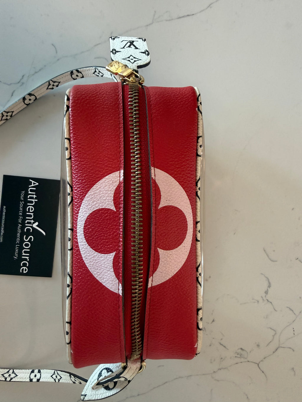 Louis Vuitton Beach Pouch Red Giant Monogram Rare