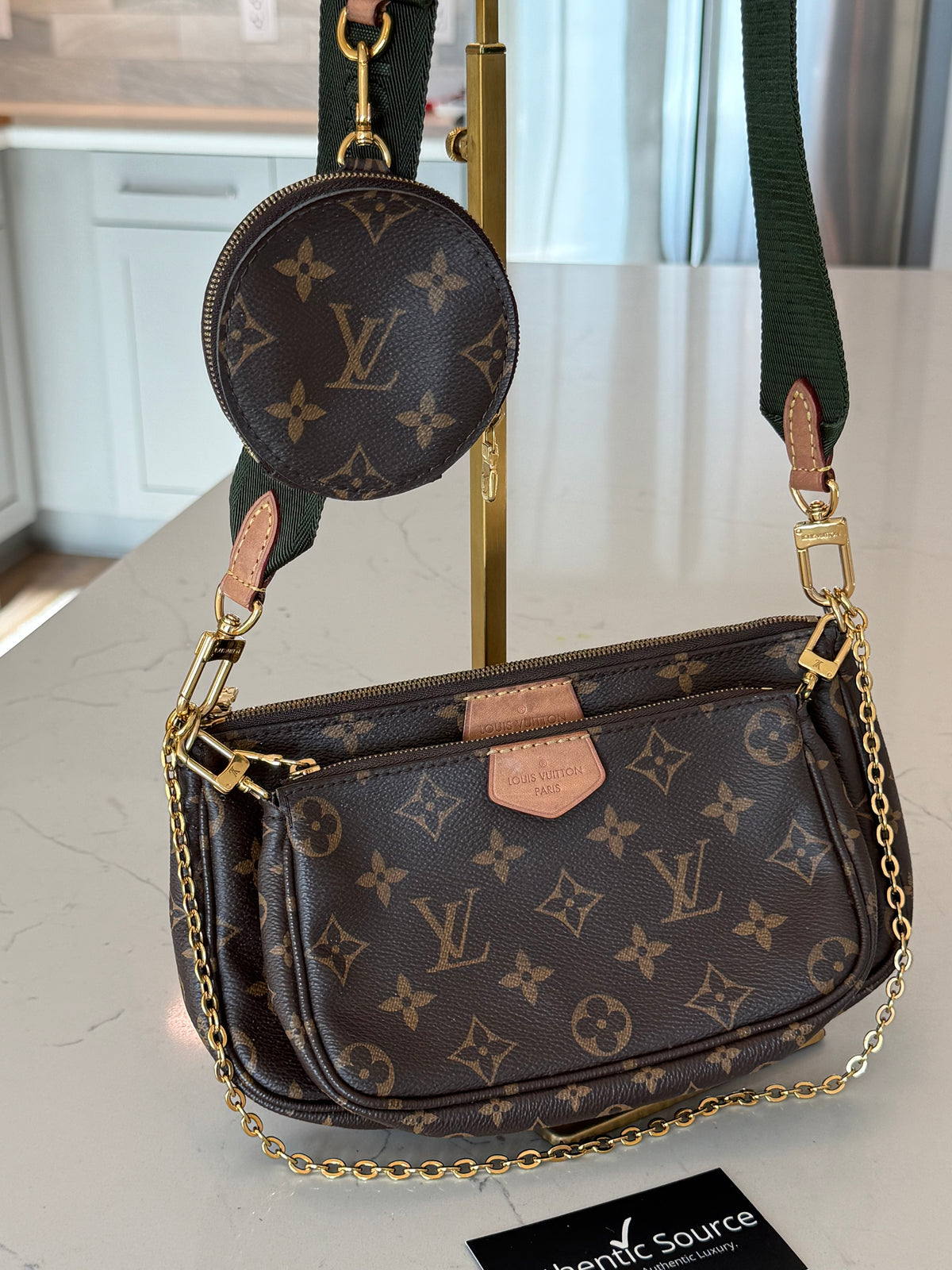 Louis Vuitton Multi Pochette Accessories Khaki