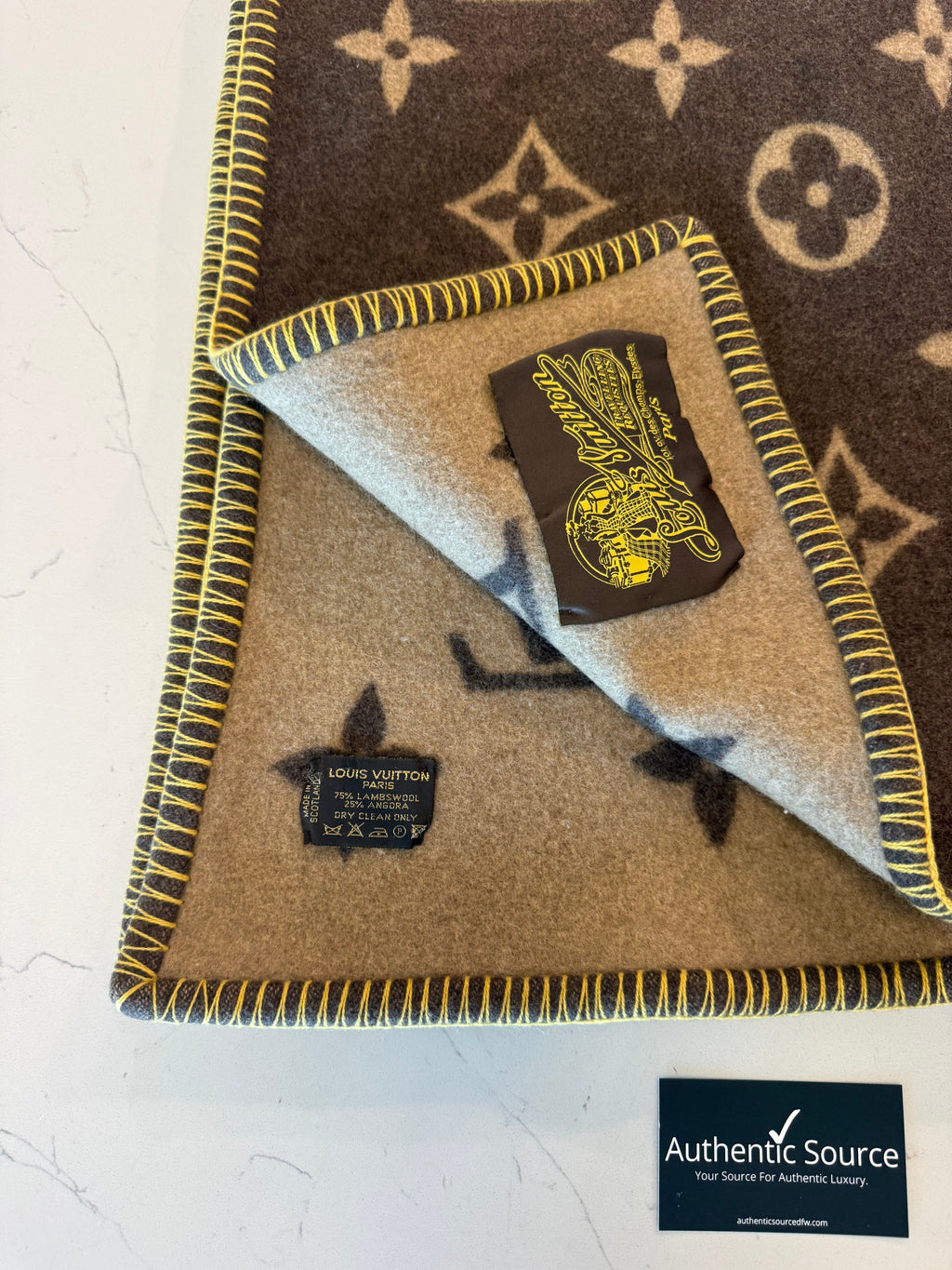 Louis Vuitton Traveling Requisites Blanket