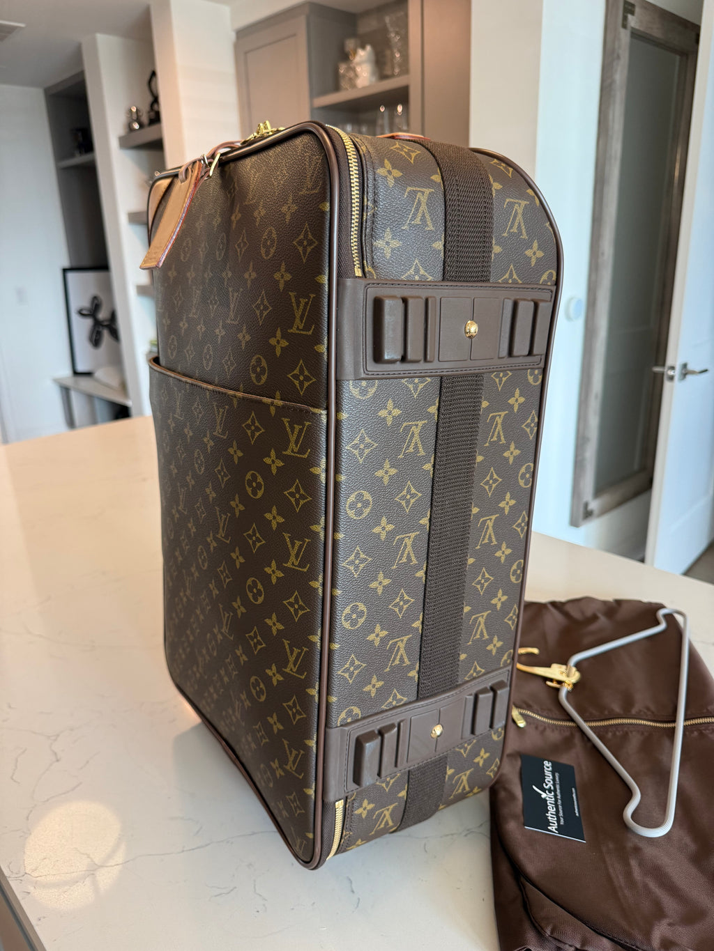 Louis Vuitton Pegase 55 with Garment Bag Set