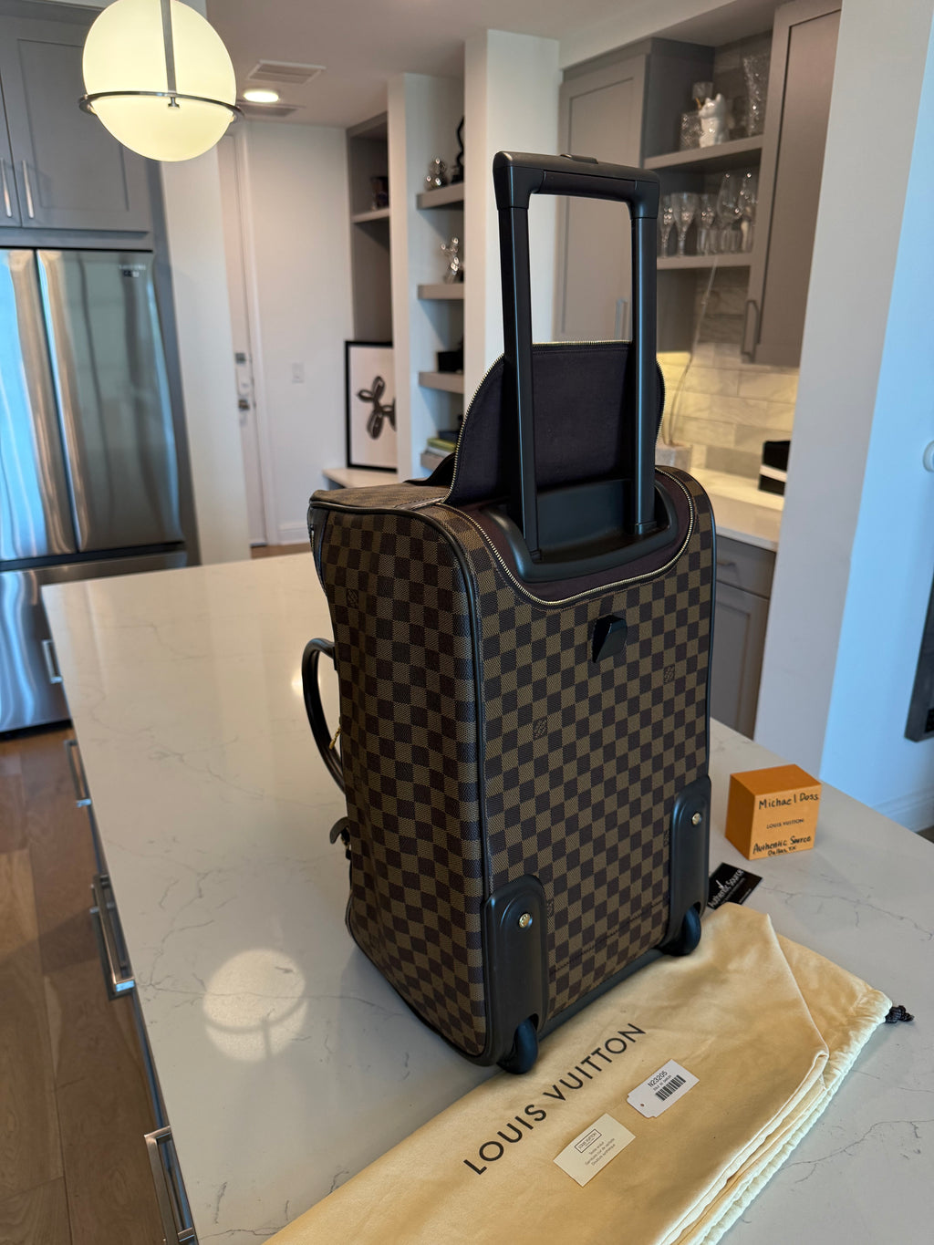 Louis Vuitton Eole 50 Rolling Duffle DE