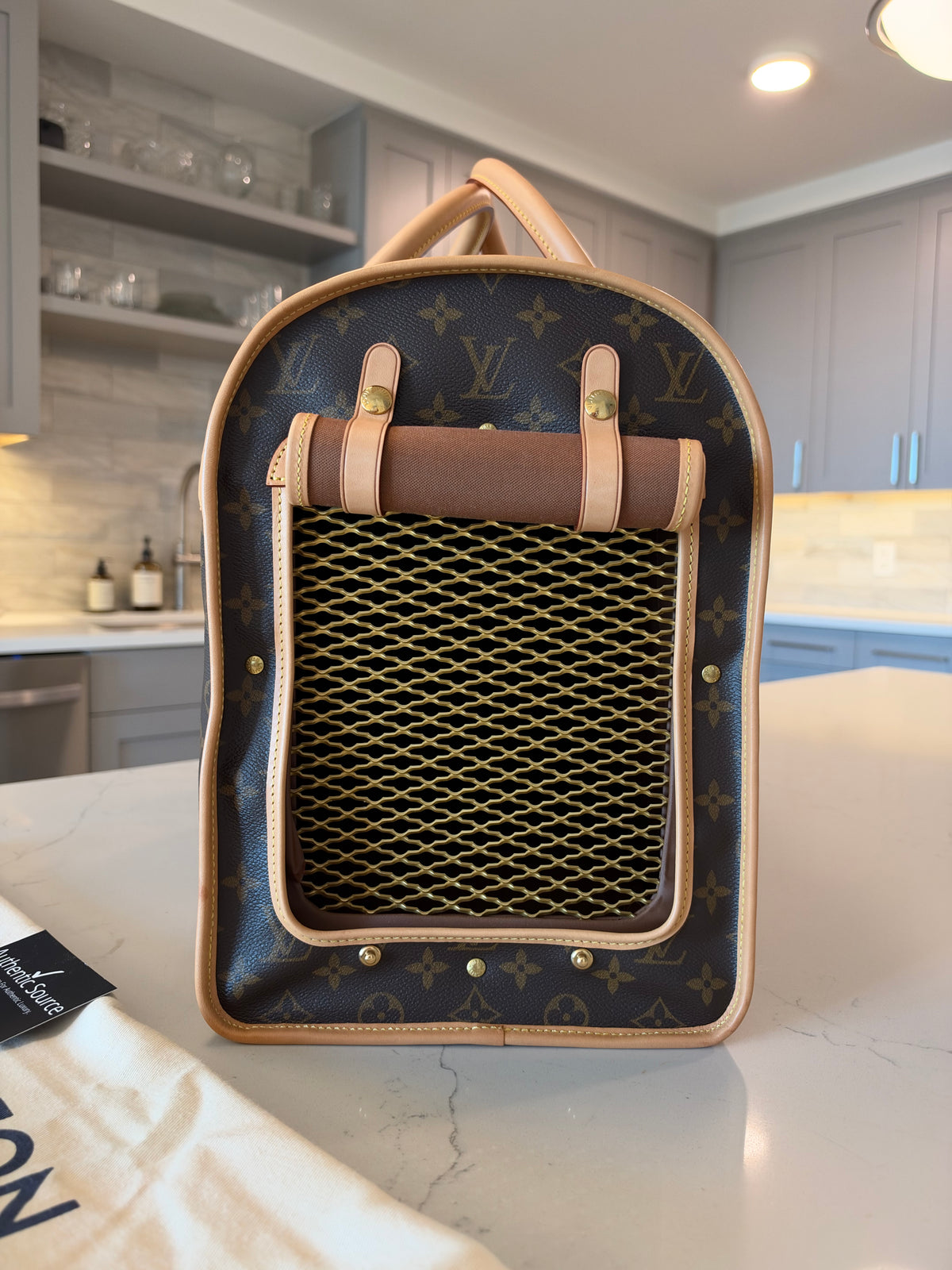 Louis Vuitton Sac Chein Pet Carrier New Model