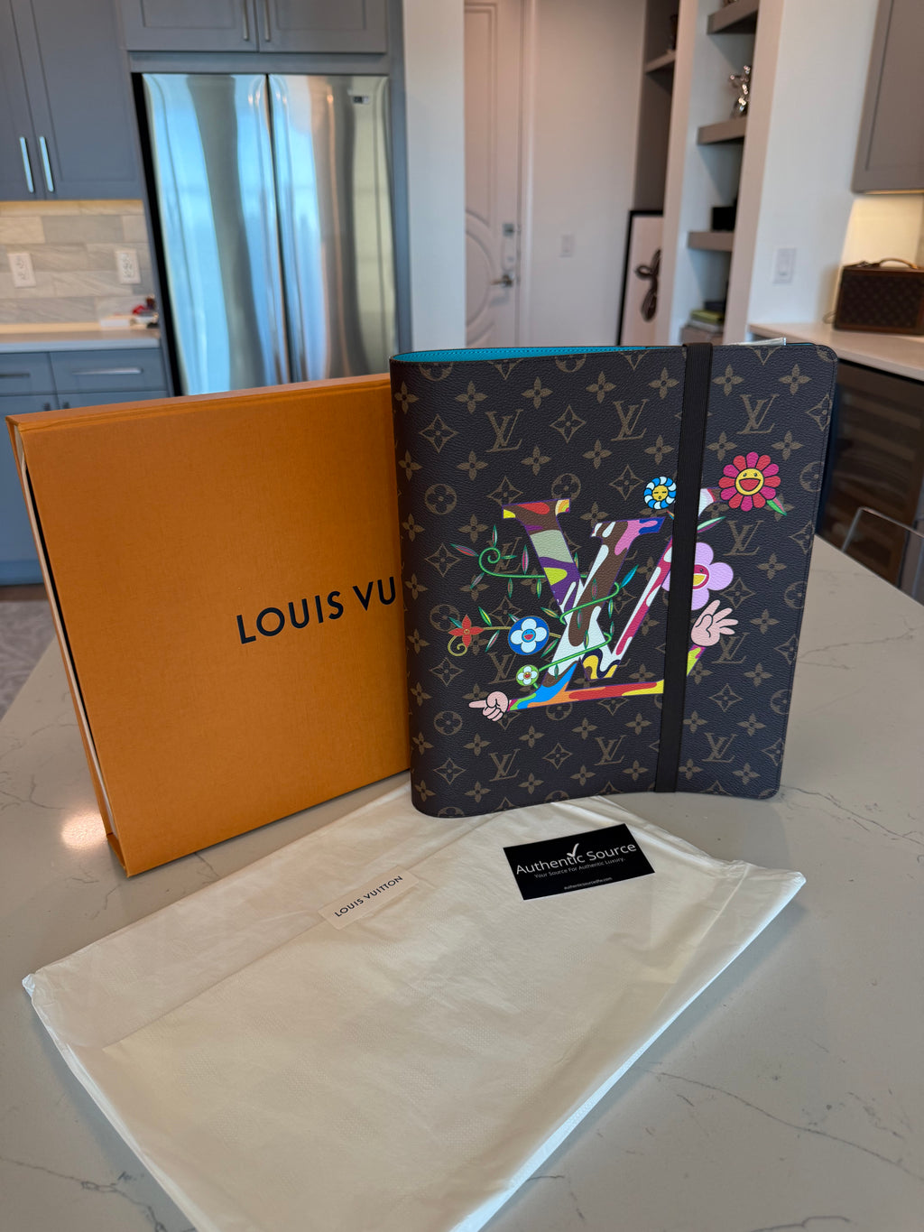Louis Vuitton x Takashi Murakami Superflat Binder