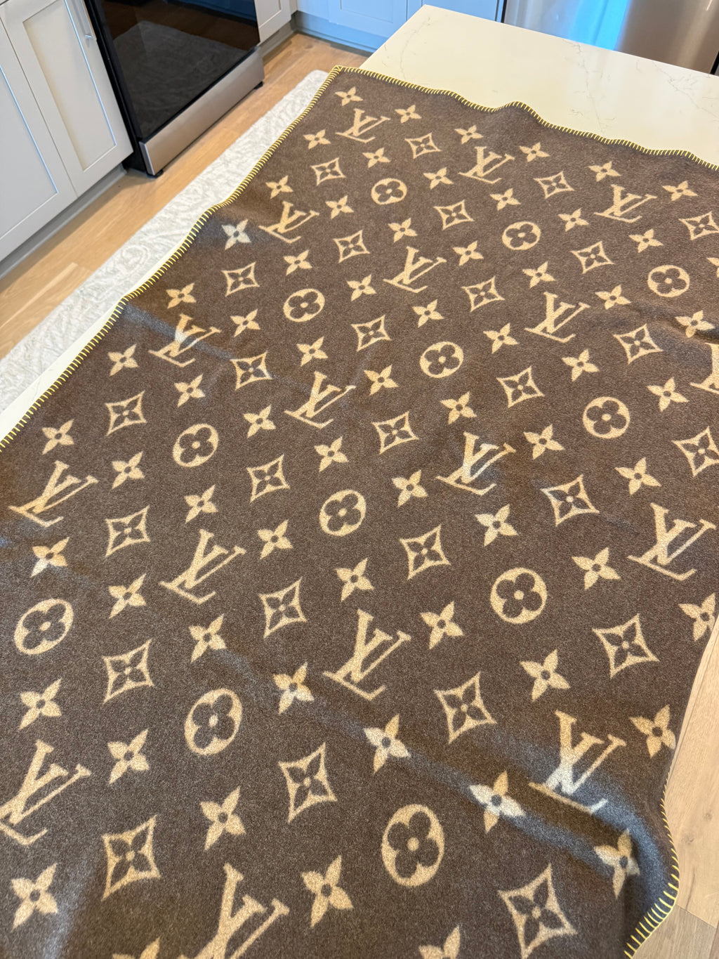 Louis Vuitton Traveling Requisites Blanket