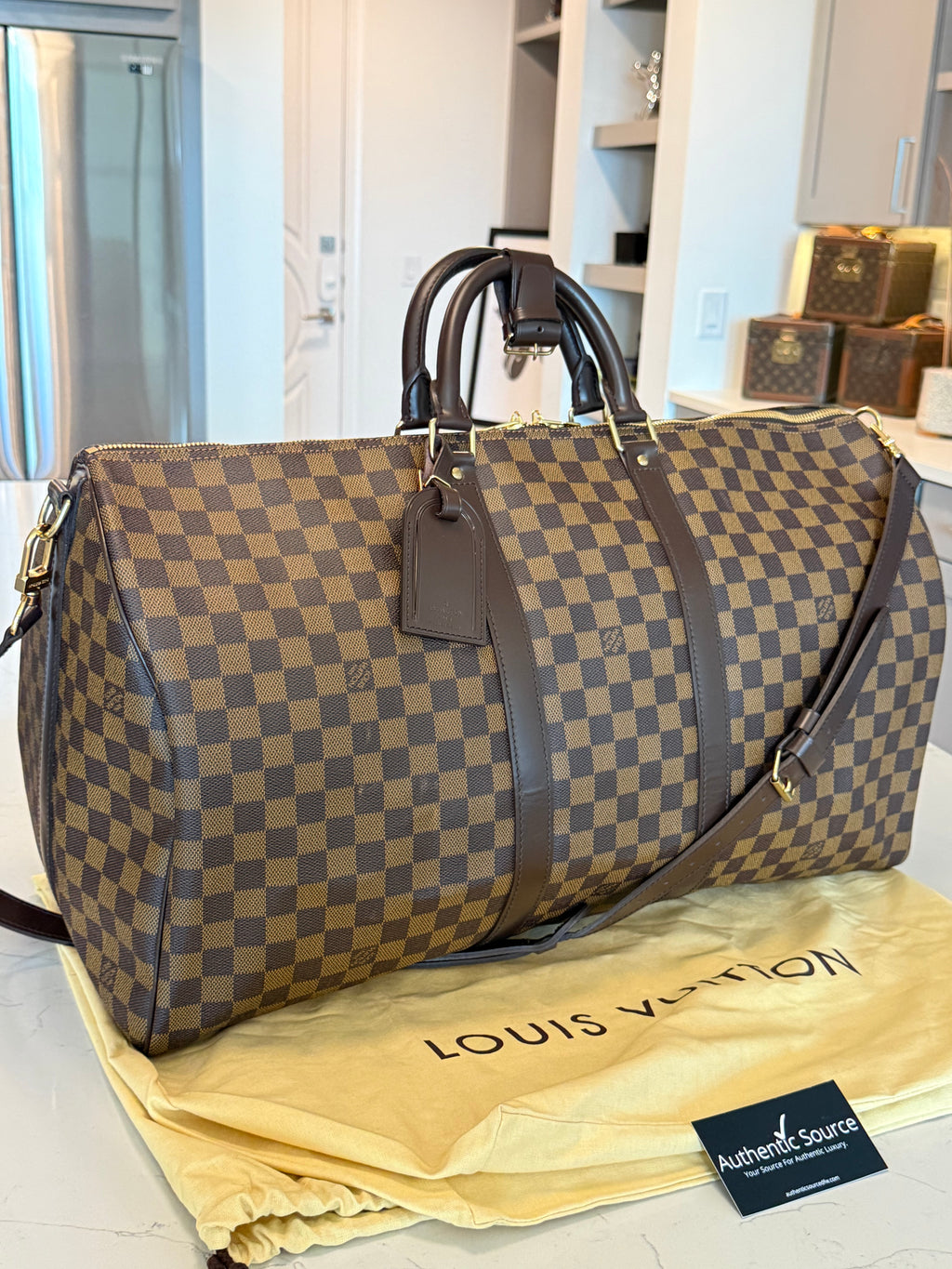Louis Vuitton Keepall 55 Bandouliere DE