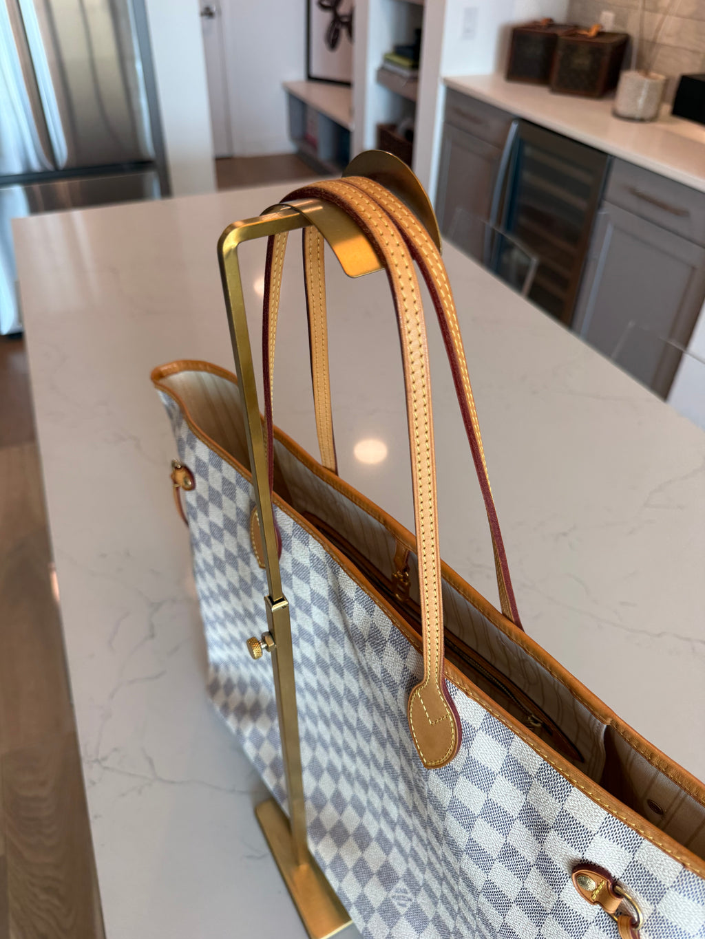 Louis Vuitton Neverfull GM Azur with Pouch