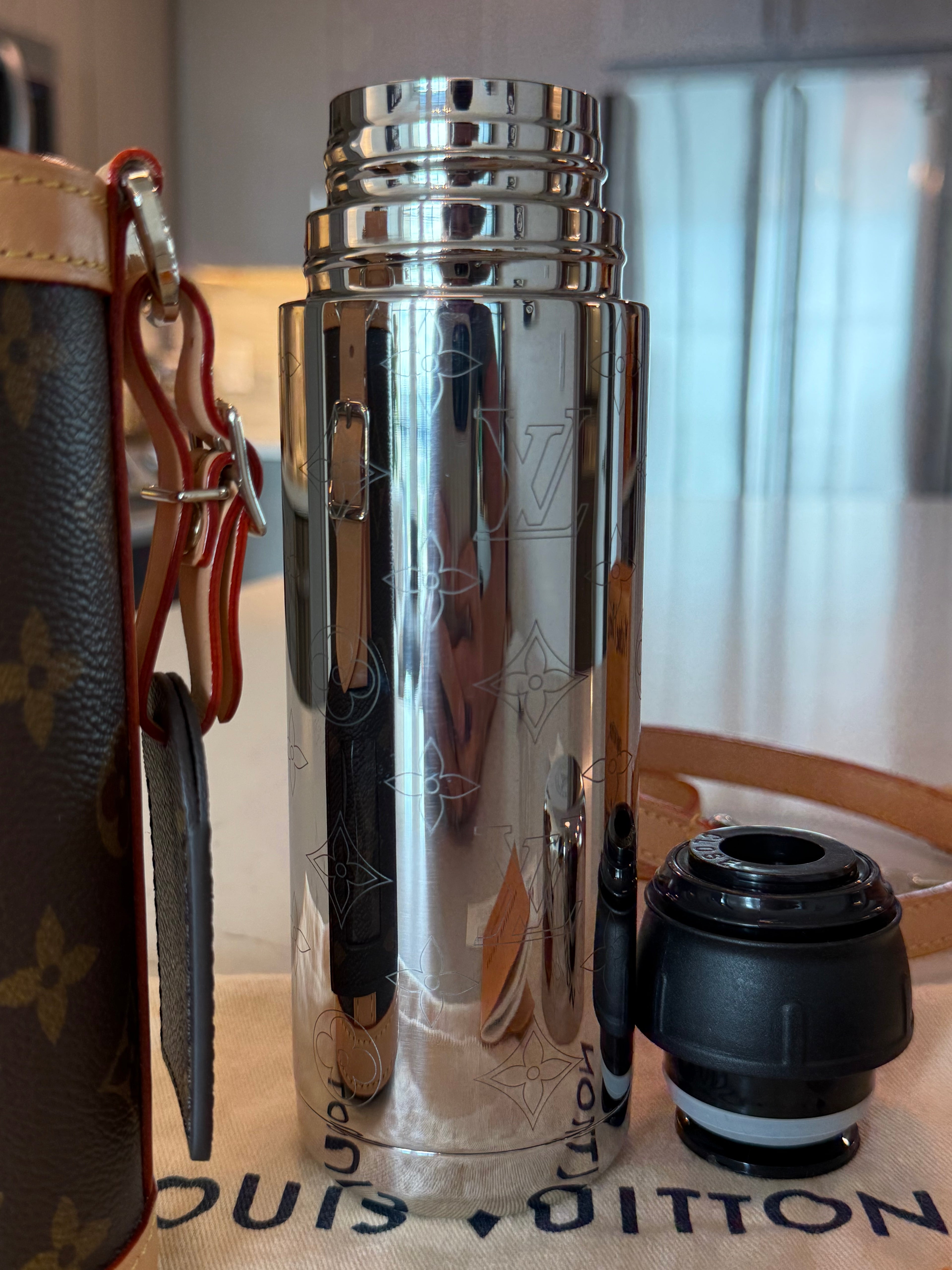 Louis Vuitton Monogram Bottle & Holder