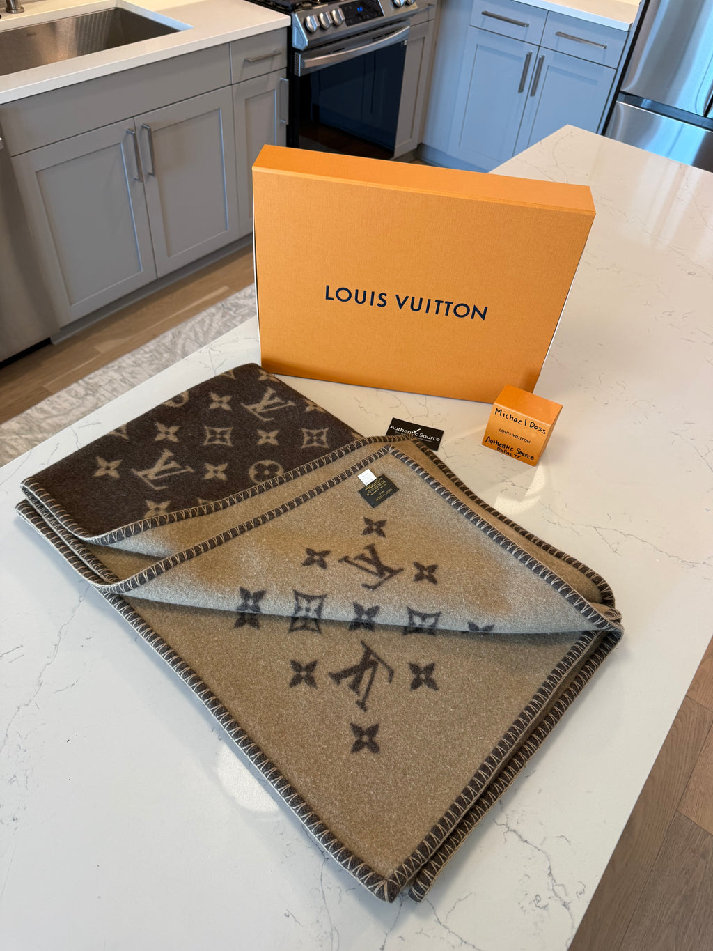Louis Vuitton Neo Monogram Blanket
