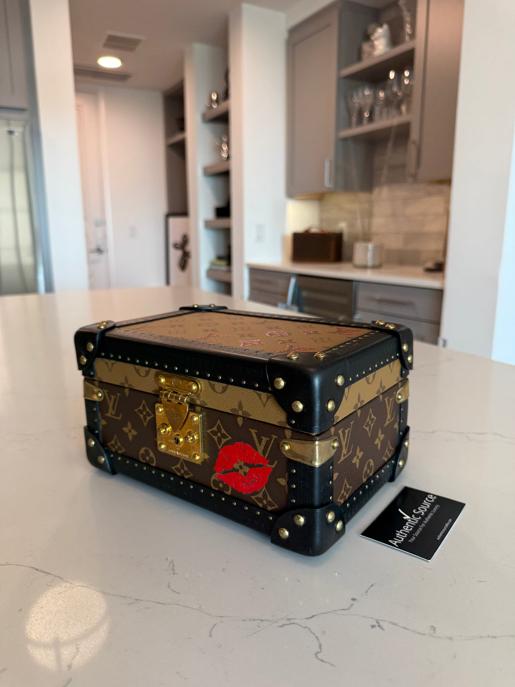 Louis Vuitton Coffret Tresor 24 Trunk Reverse Monogram