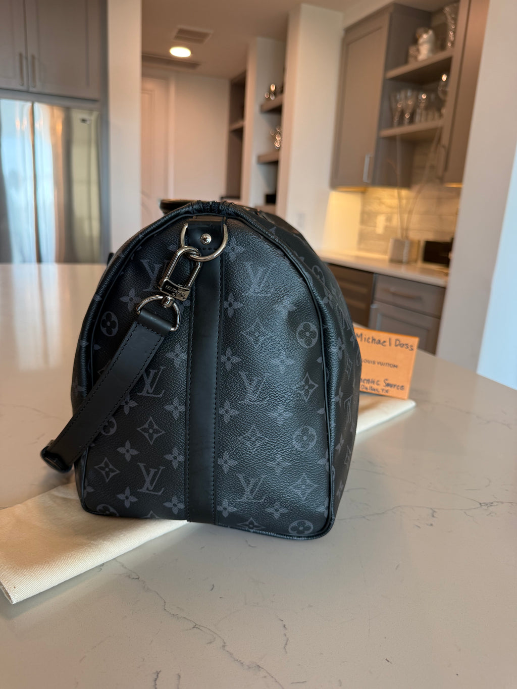 Louis Vuitton Keepall 45 Bandouliere Eclipse