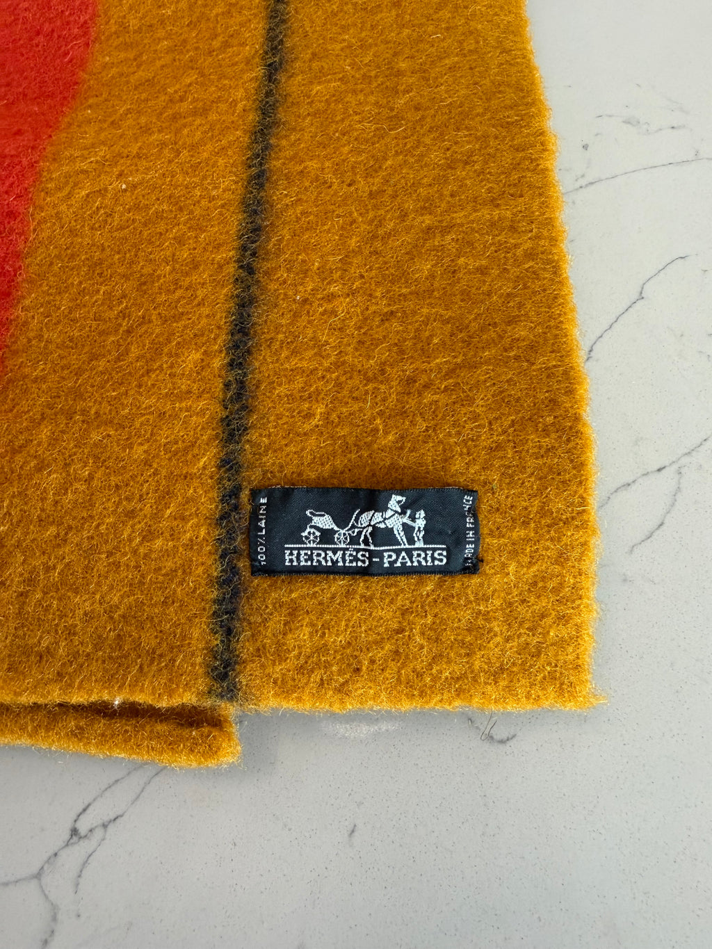 Hermes Rocabar Wool Blanket