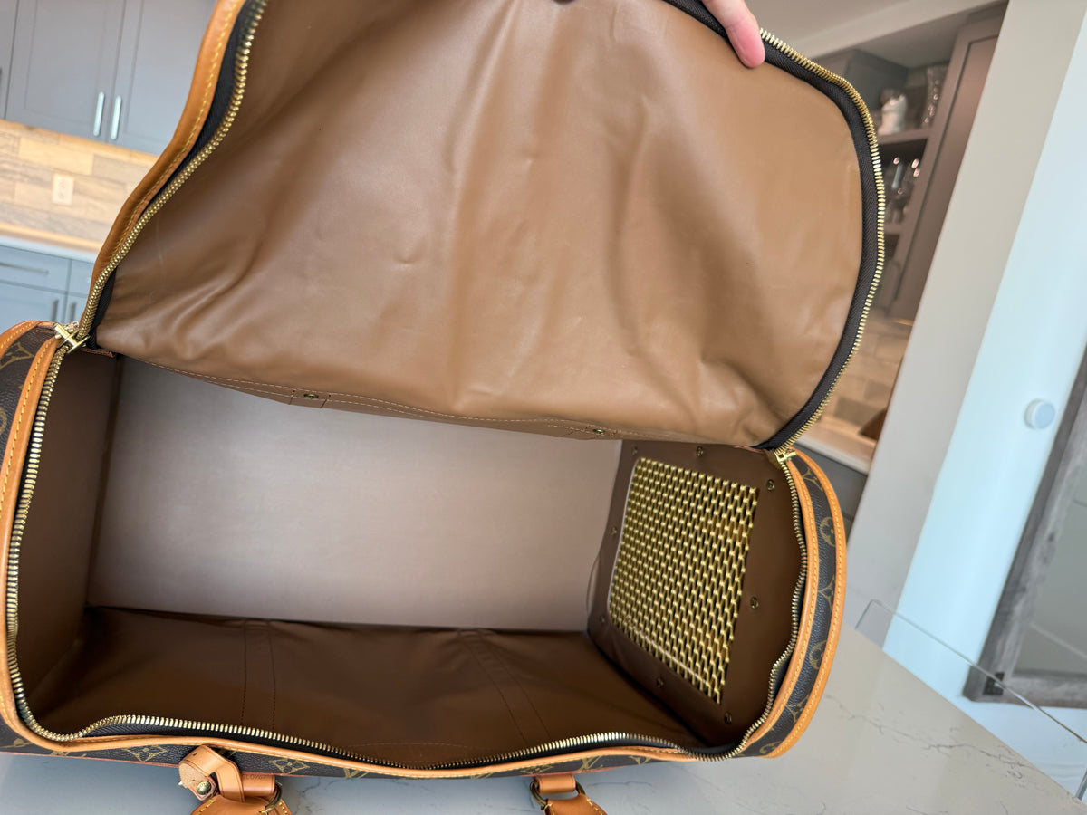 Louis Vuitton Pet Carrier Sac Chein 50