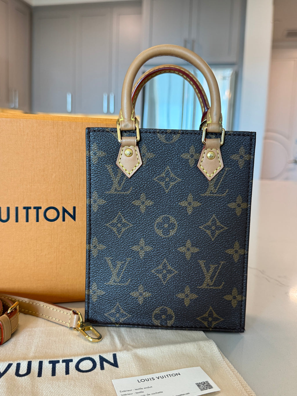 Louis Vuitton Sac Platt Petit
