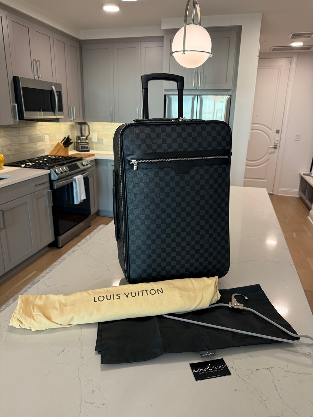Louis Vuitton Pegase 55 Rolling Luggage DG