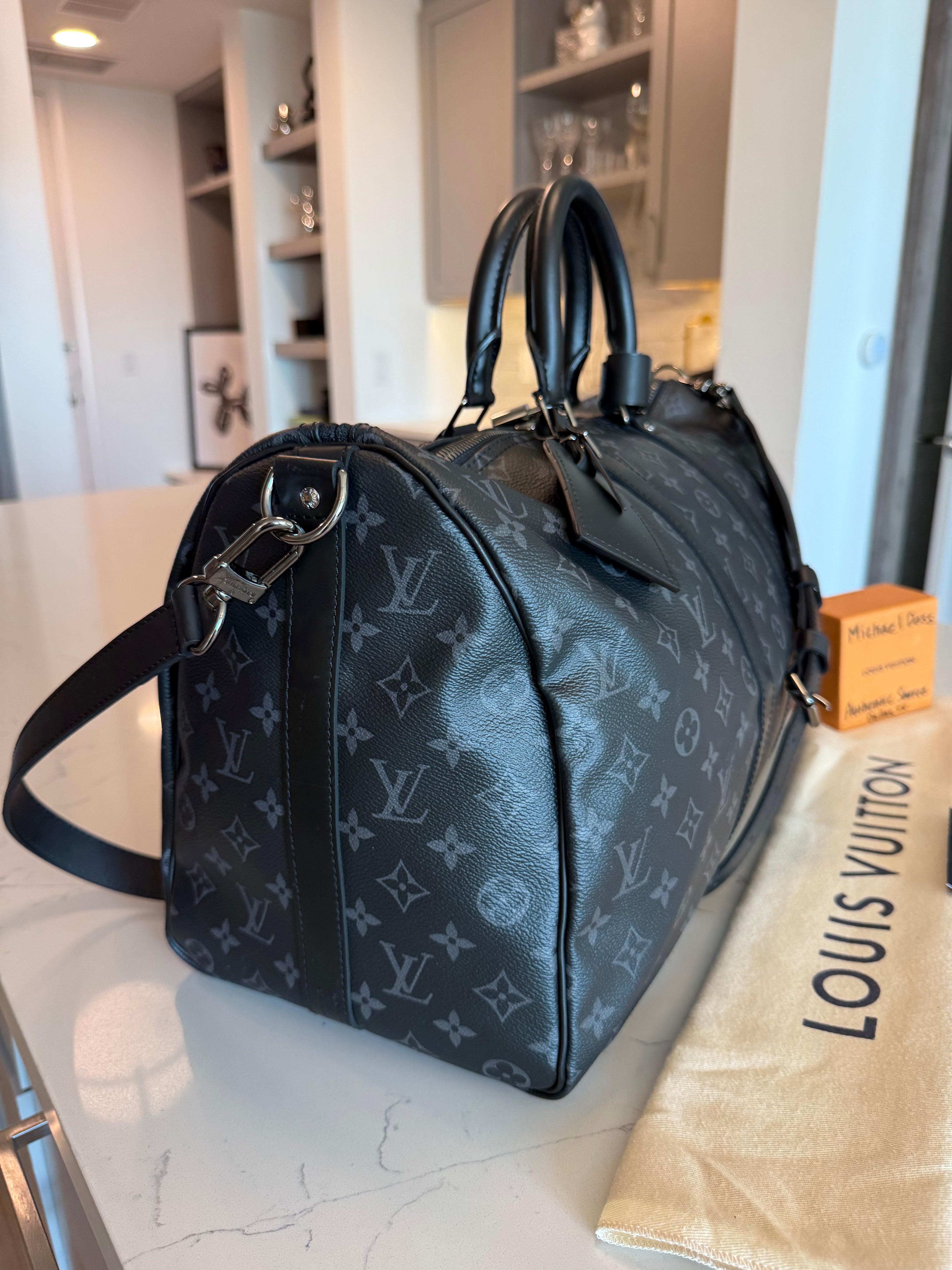 Louis Vuitton Keepall 45 Bandouliere Eclipse