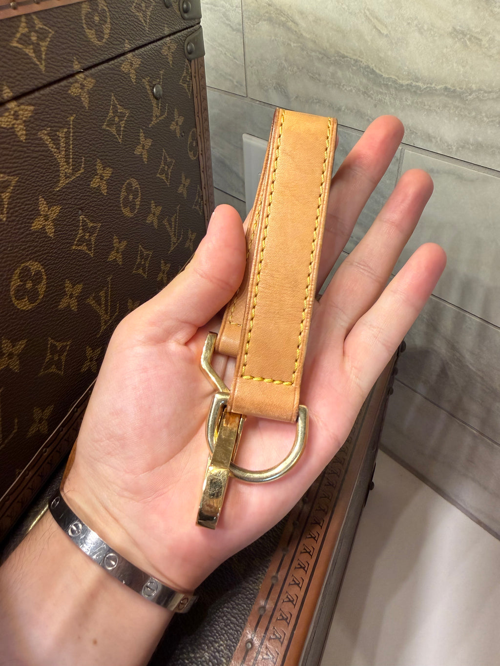 Louis Vuitton Vachetta Handle Strap