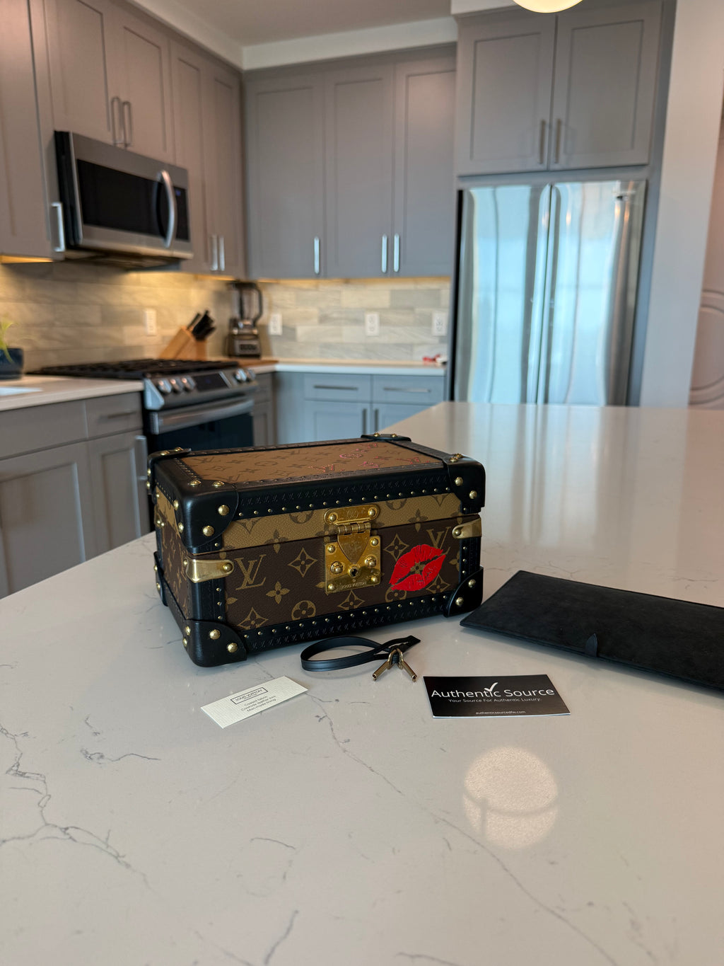 Louis Vuitton Coffret Tresor 24 Trunk Reverse Monogram