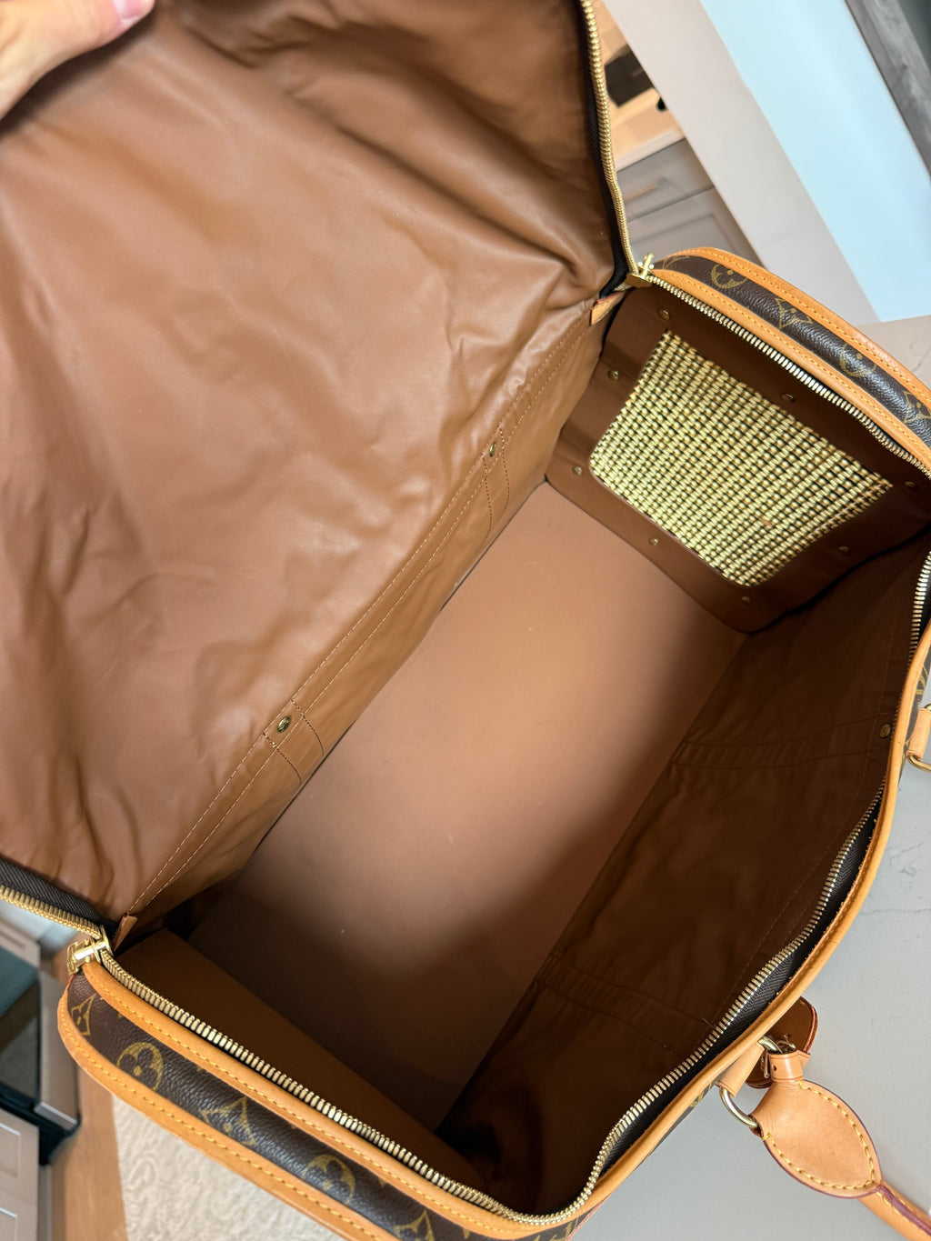 Louis Vuitton Pet Carrier Sac Chein 50
