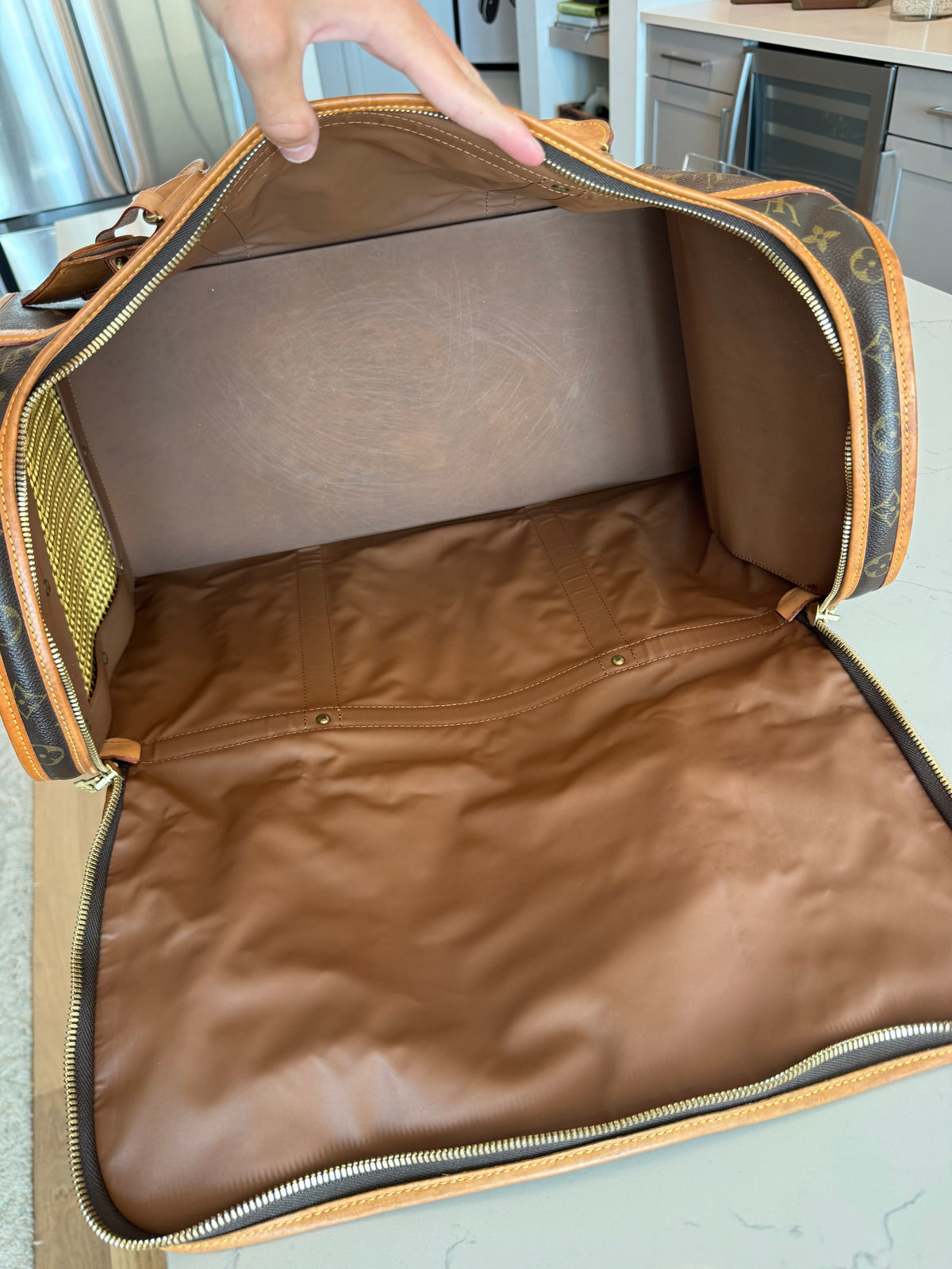 Louis Vuitton Pet Carrier Sac Chein 50