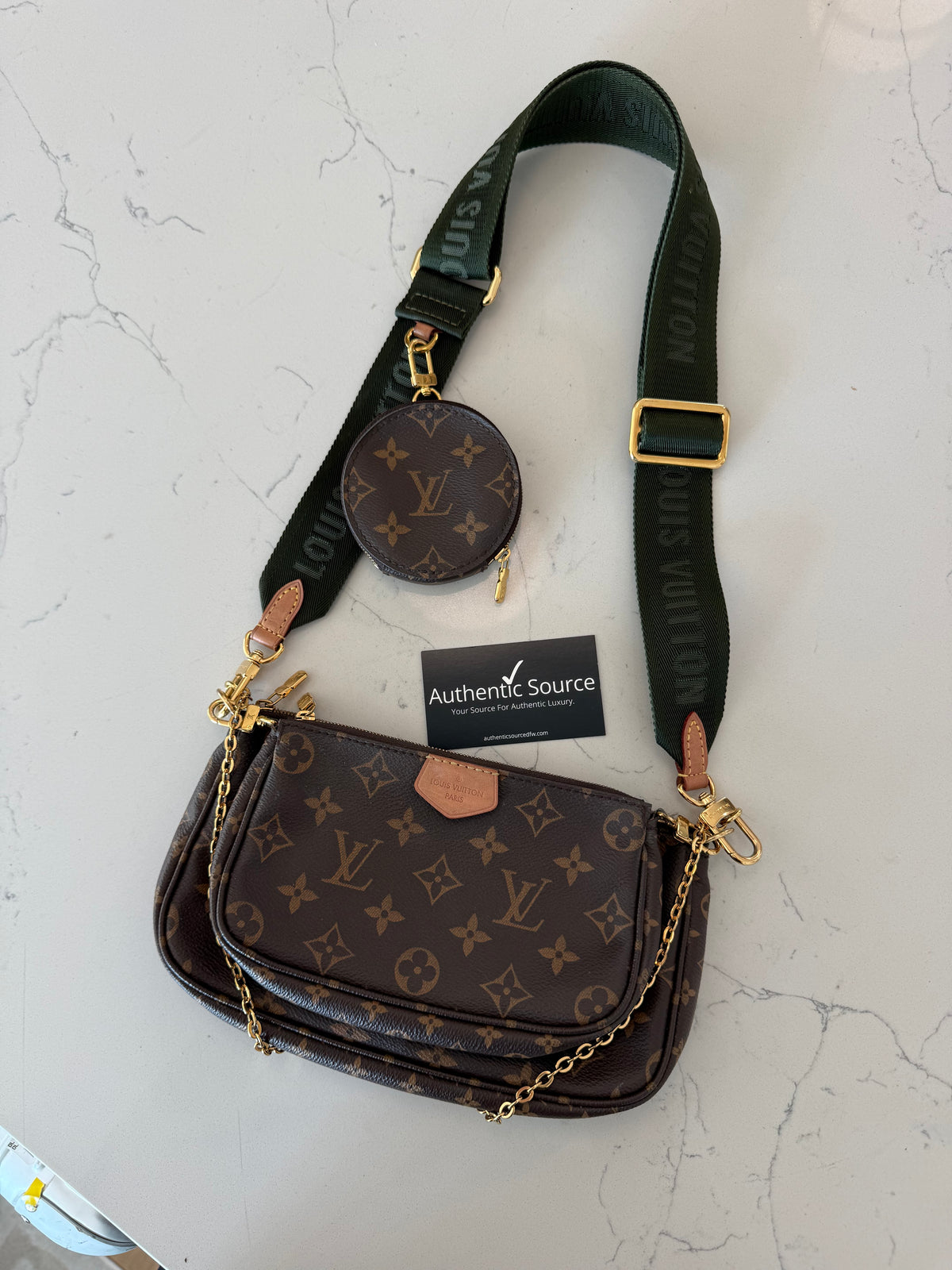 Louis Vuitton Multi Pochette Accessories Khaki