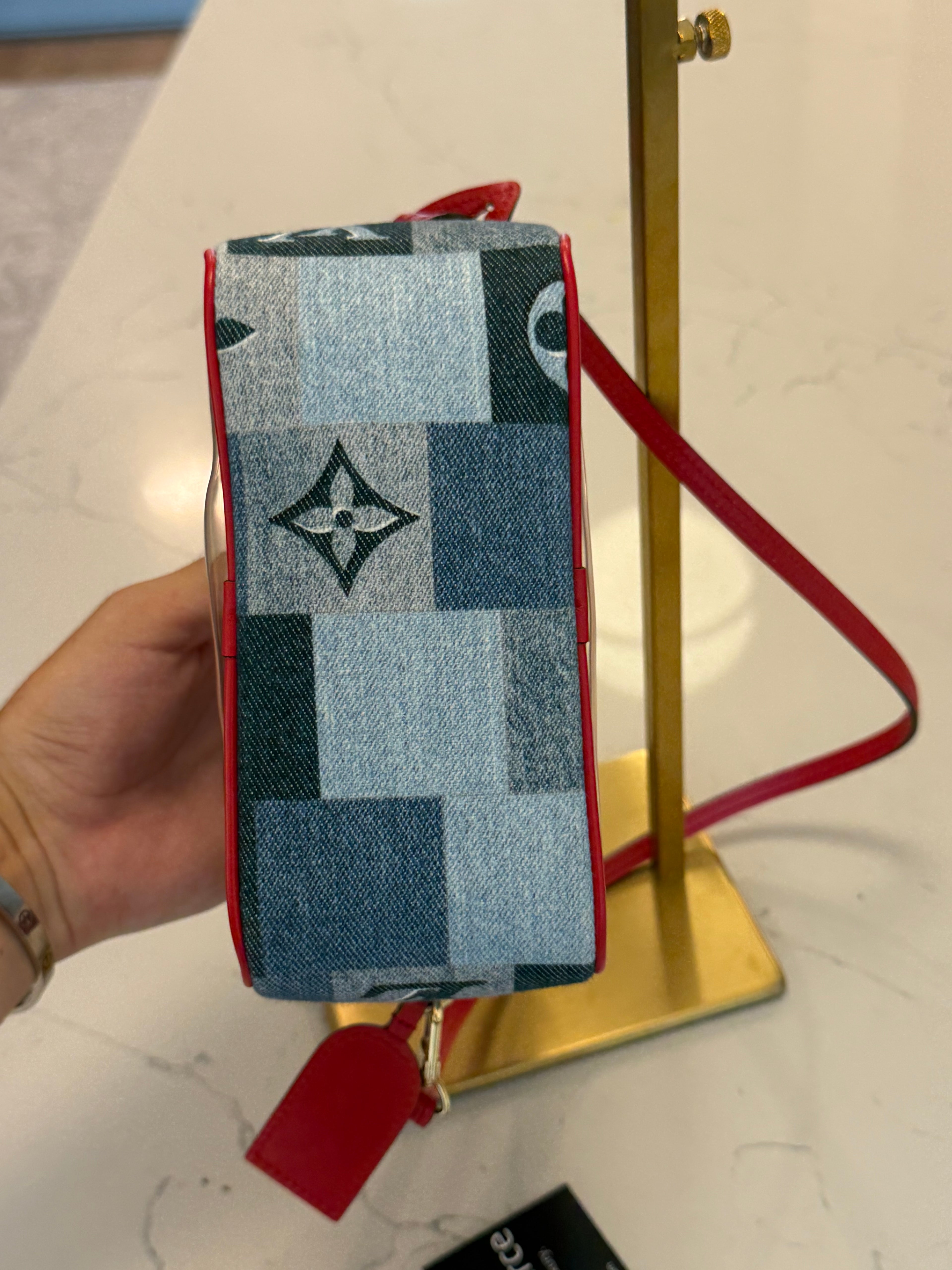 Louis Vuitton Beach Pouch Denim Monogram Rare