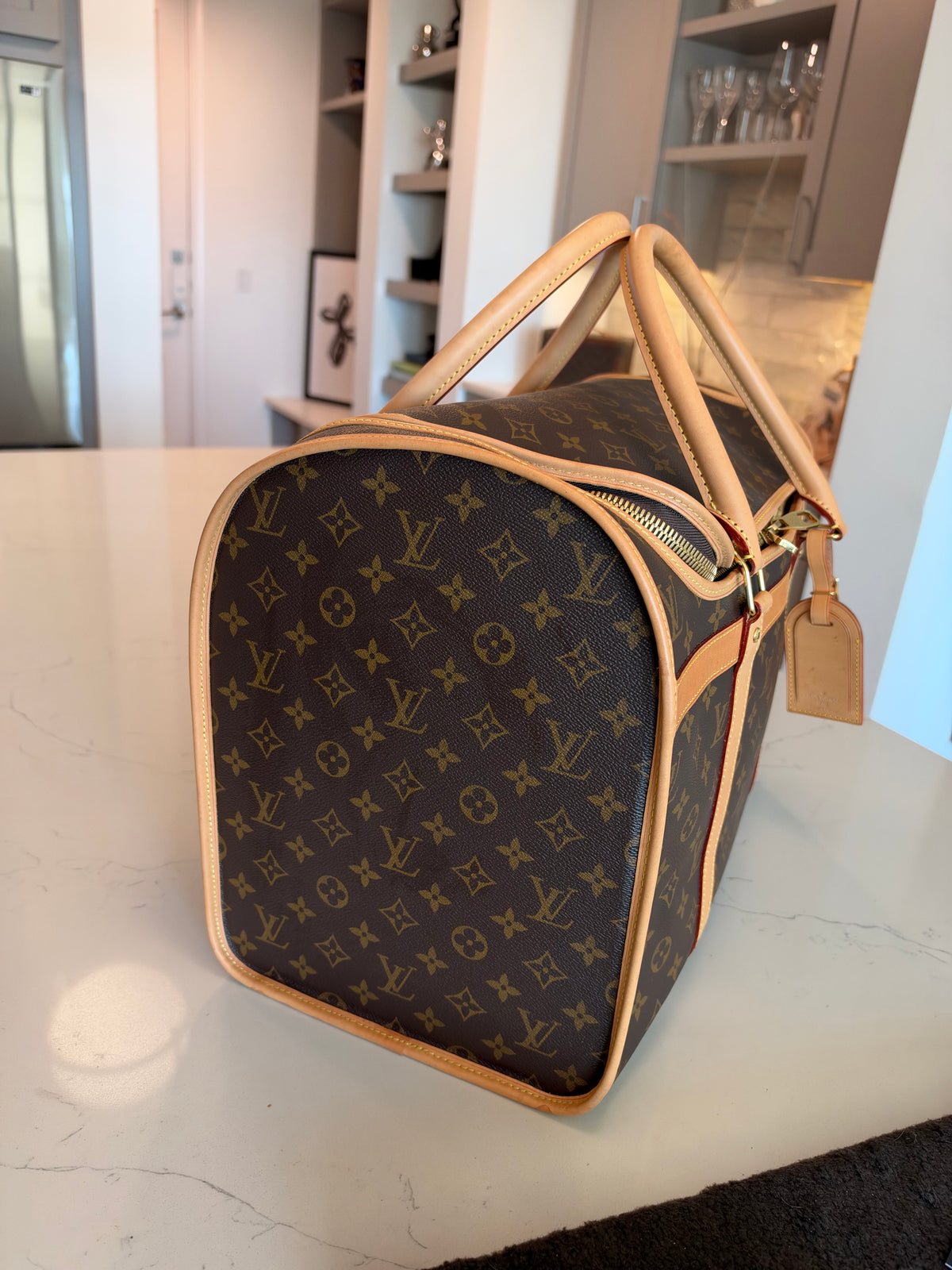 Louis Vuitton Sac Chein Pet Carrier New Model