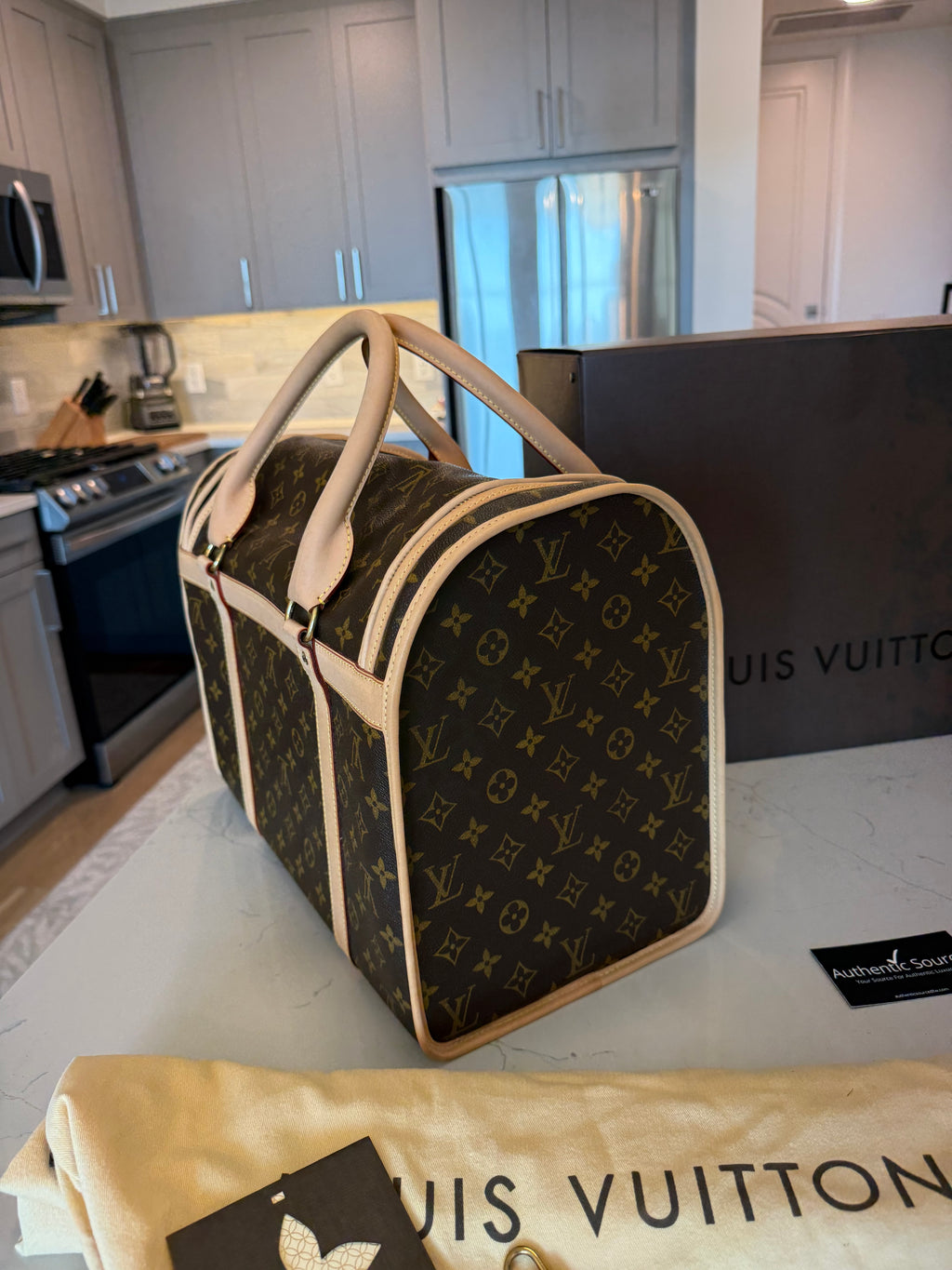 Louis Vuitton Sac Chein Pet Carrier