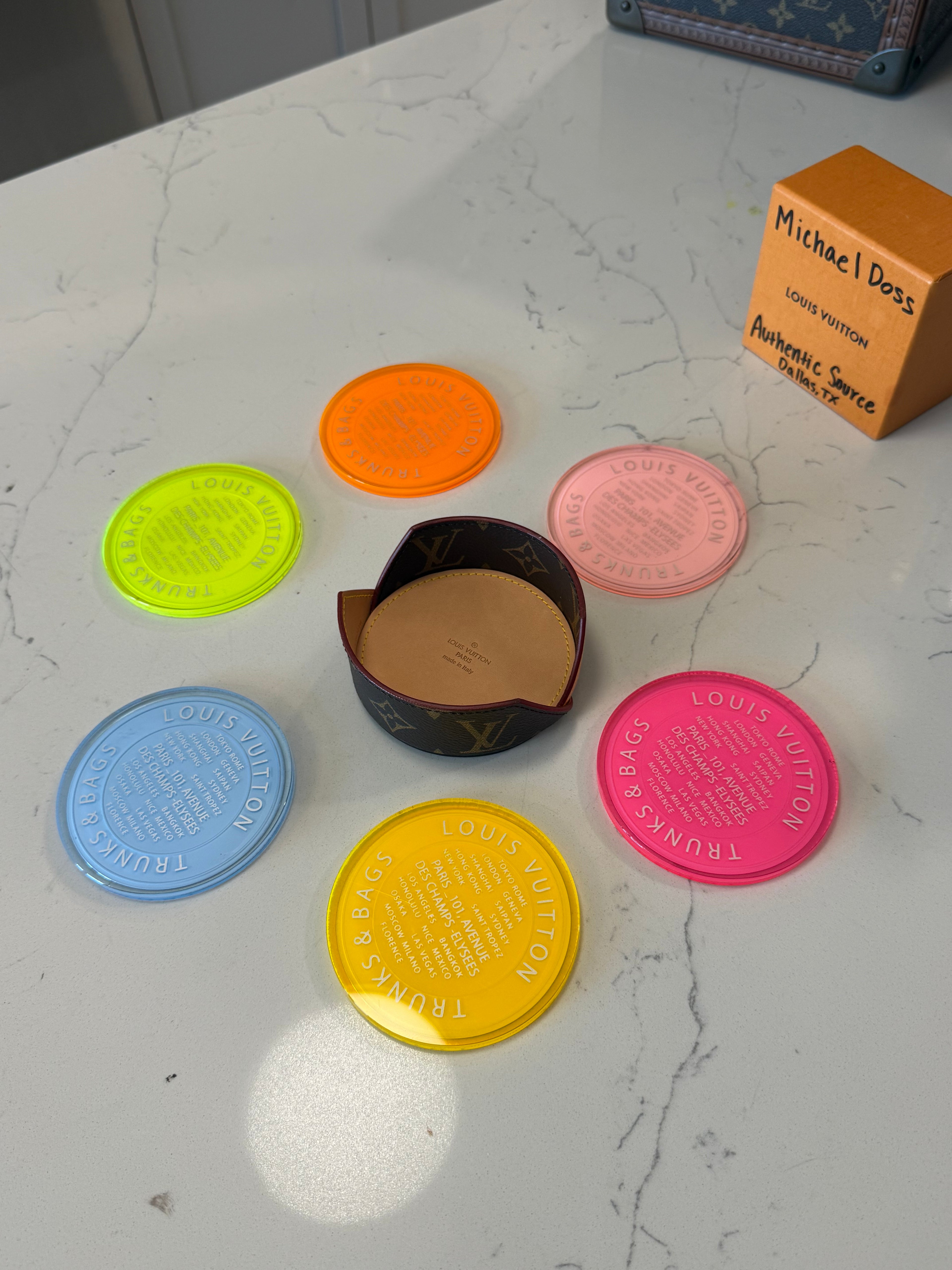 Louis Vuitton Monogram Coasters