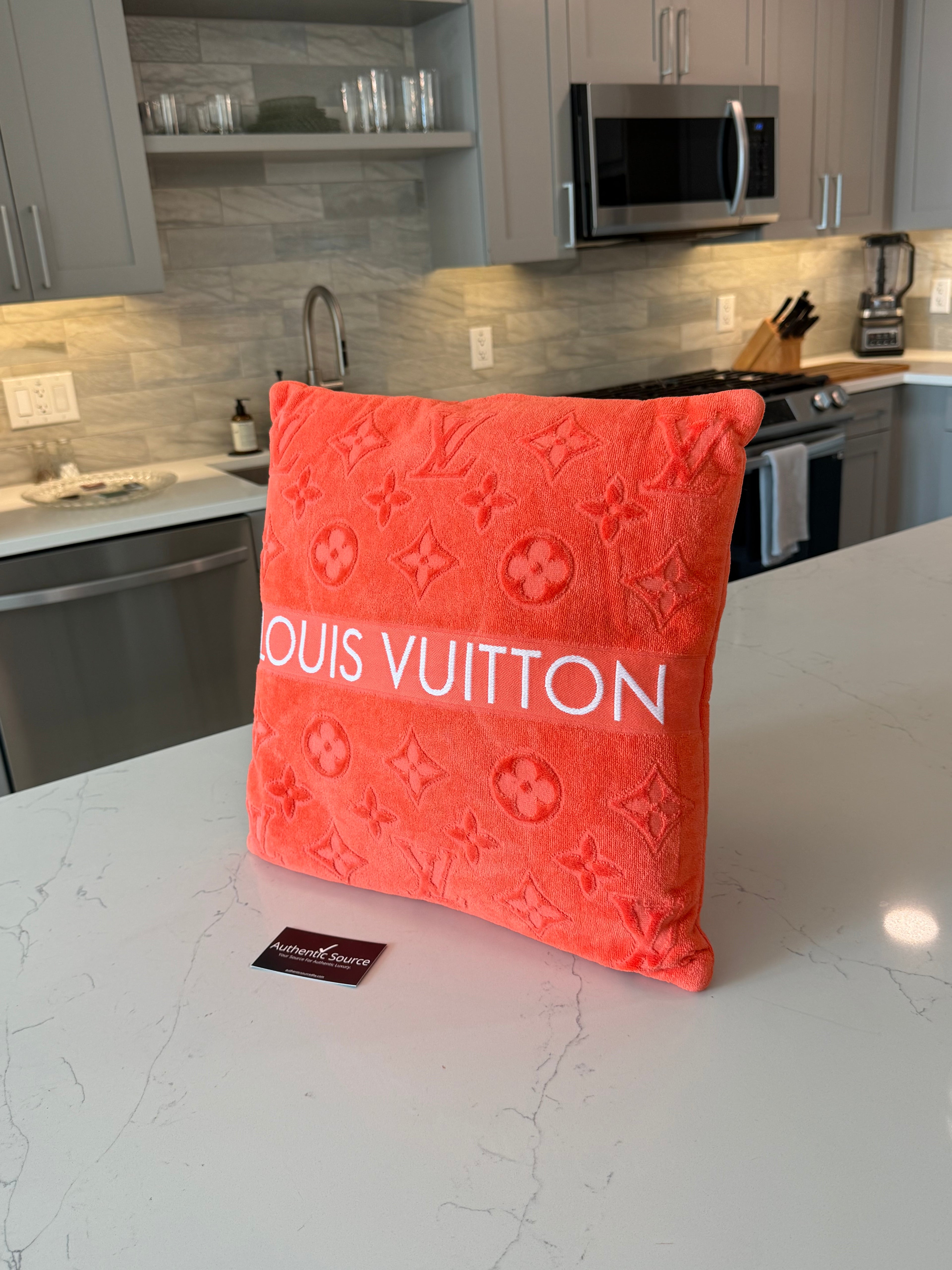 Louis Vuitton LVacation Beach Pillow Coral