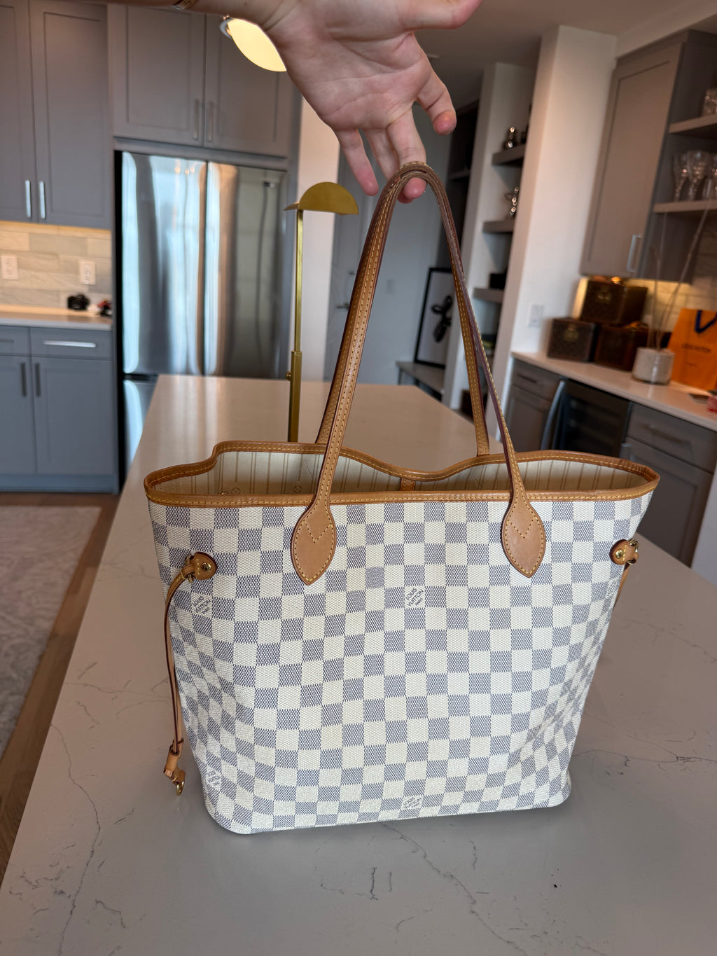 Louis Vuitton Neverfull MM Damier Azur
