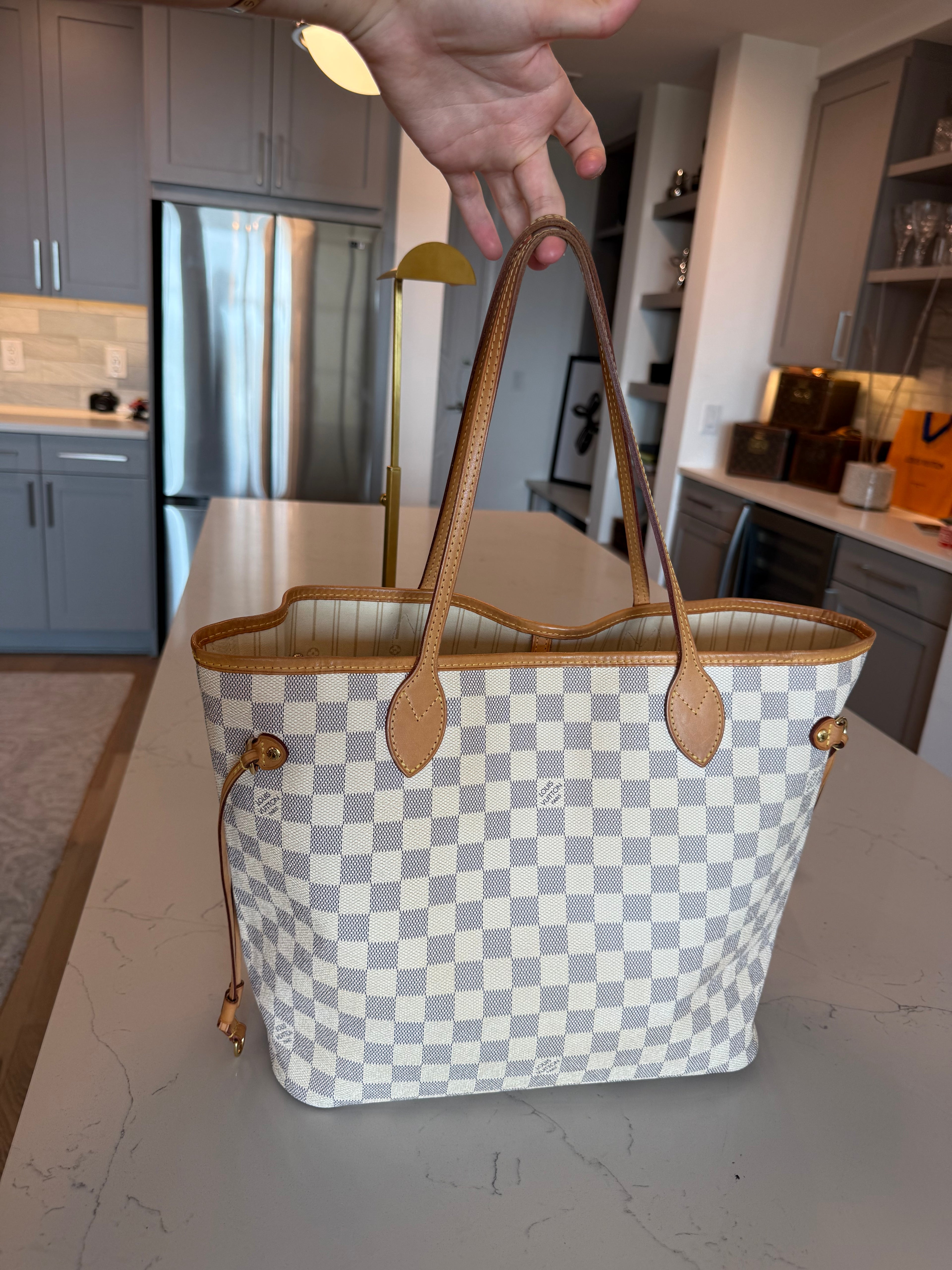 Louis Vuitton Neverfull MM Damier Azur