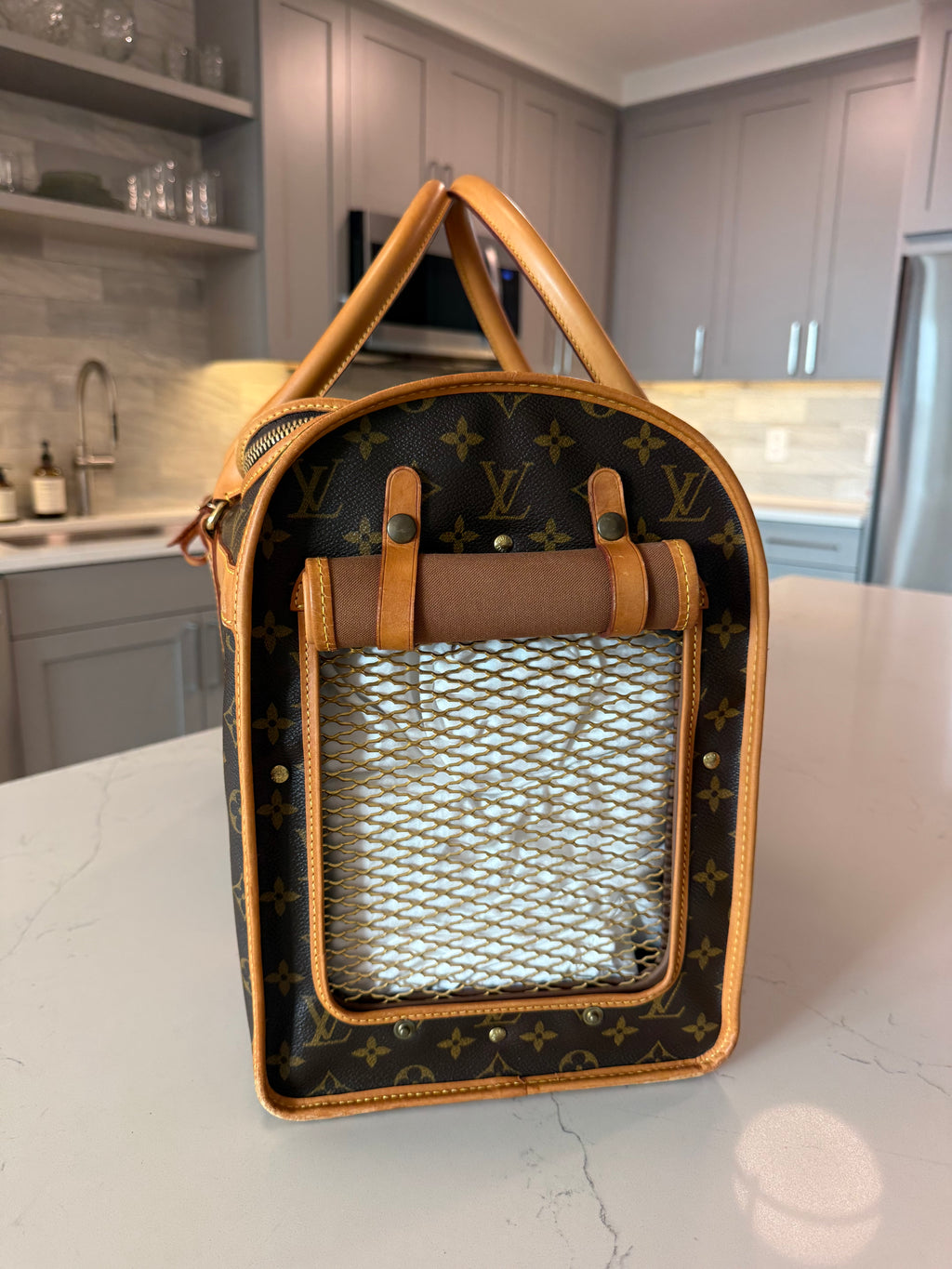 Louis Vuitton Pet Carrier Sac Chein 50