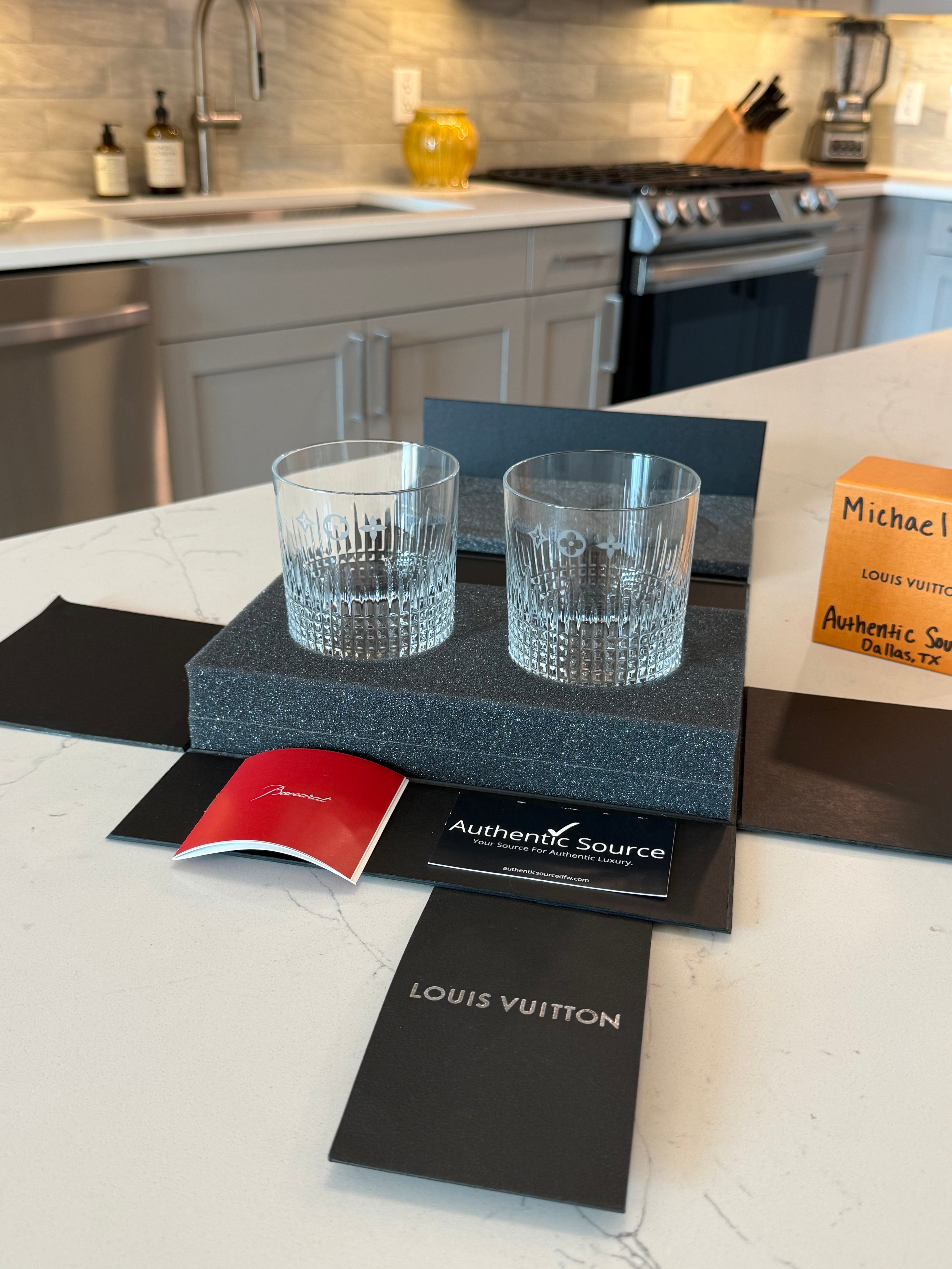 Louis Vuitton x Baccarat Glasses