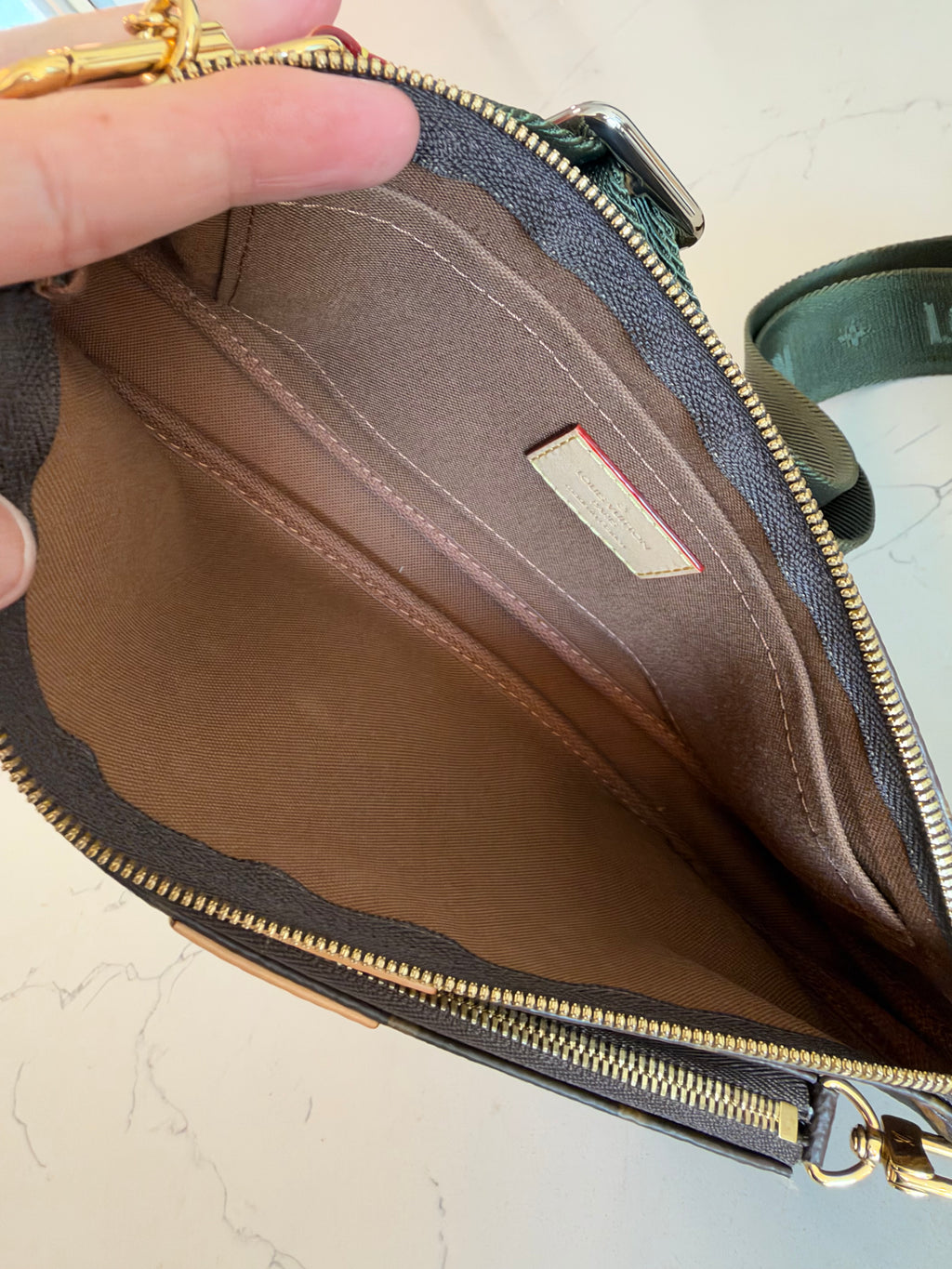 Louis Vuitton Multi Pochette Accessories Khaki