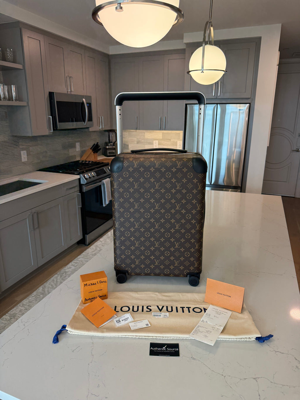 Louis Vuitton Horizon 55 Macassar