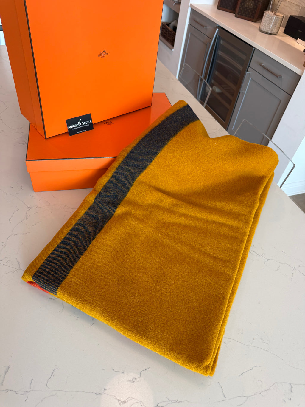 Hermes Rocabar Wool Blanket