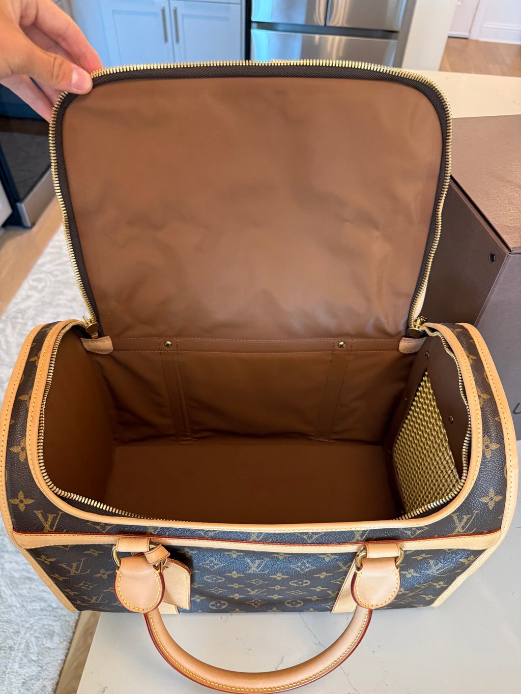 Louis Vuitton Sac Chein Pet Carrier