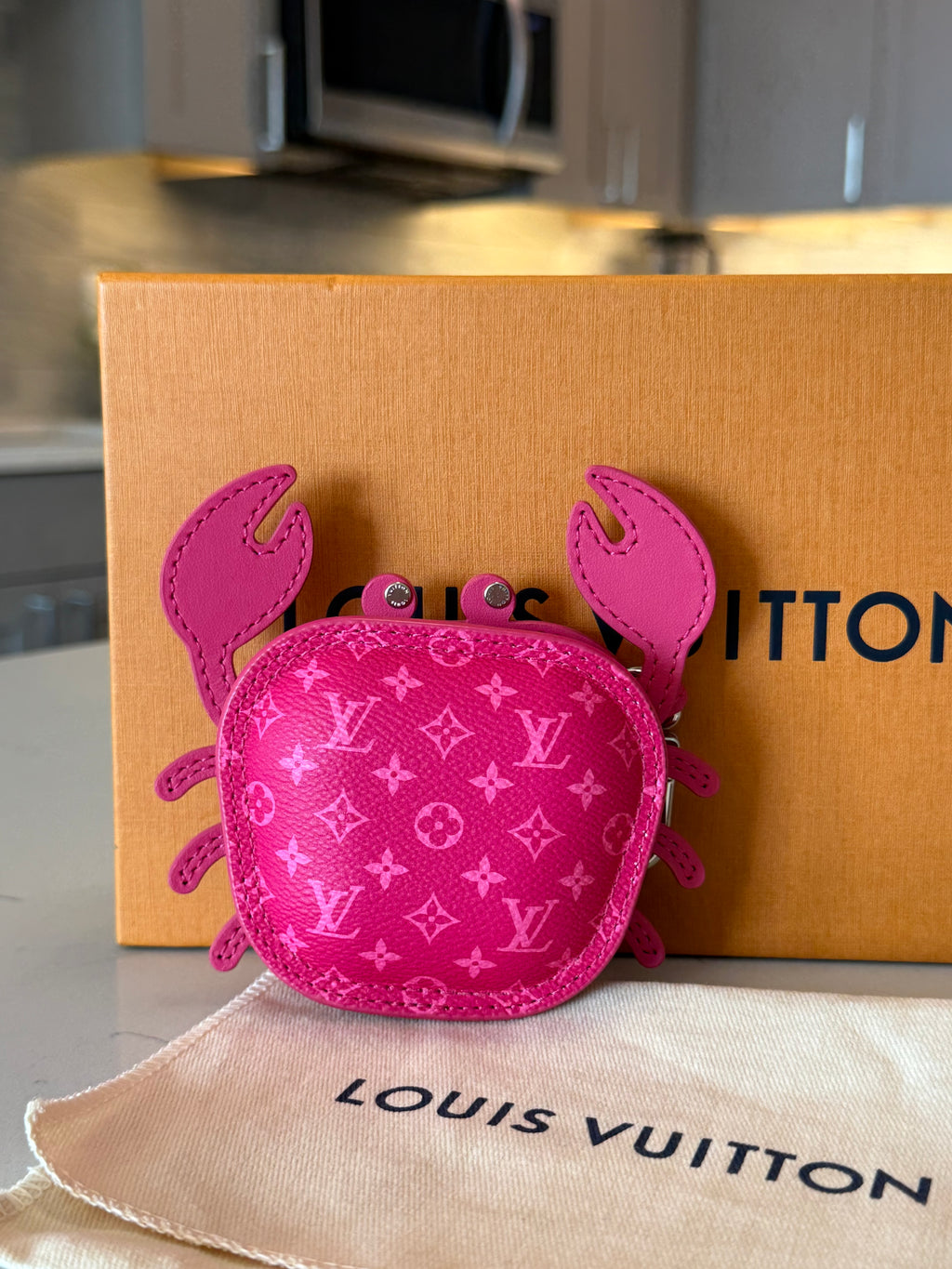 Louis Vuitton Crab Bag Charm Coin Pouch