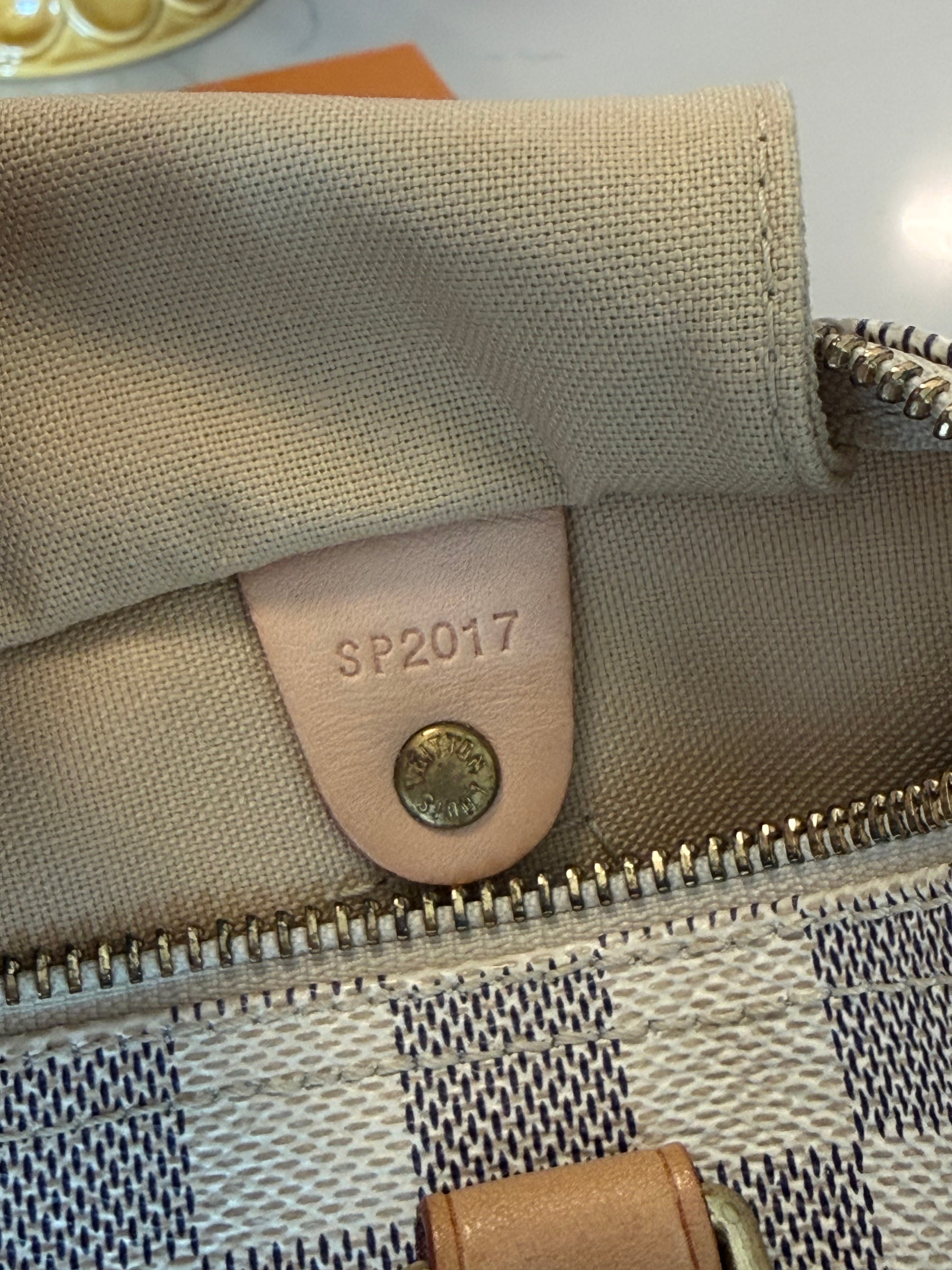 Louis Vuitton Speedy 25 Damier Azur