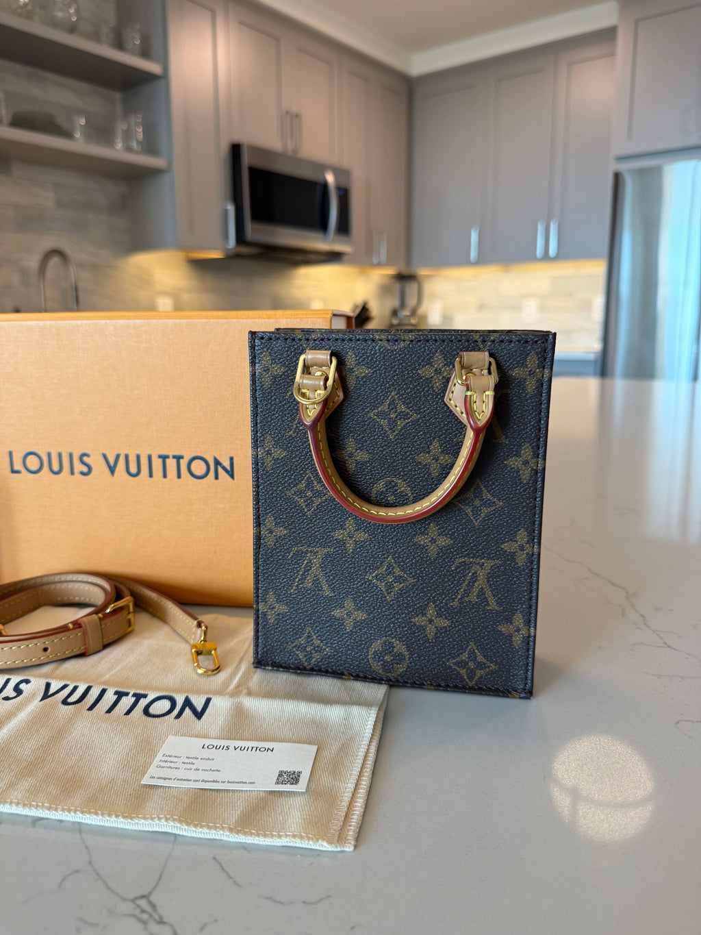 Louis Vuitton Sac Platt Petit