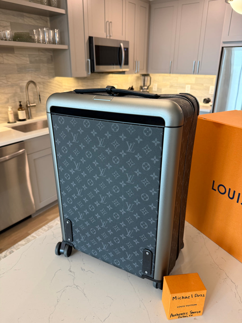 Louis Vuitton Horizon 55 Monogram Eclipse