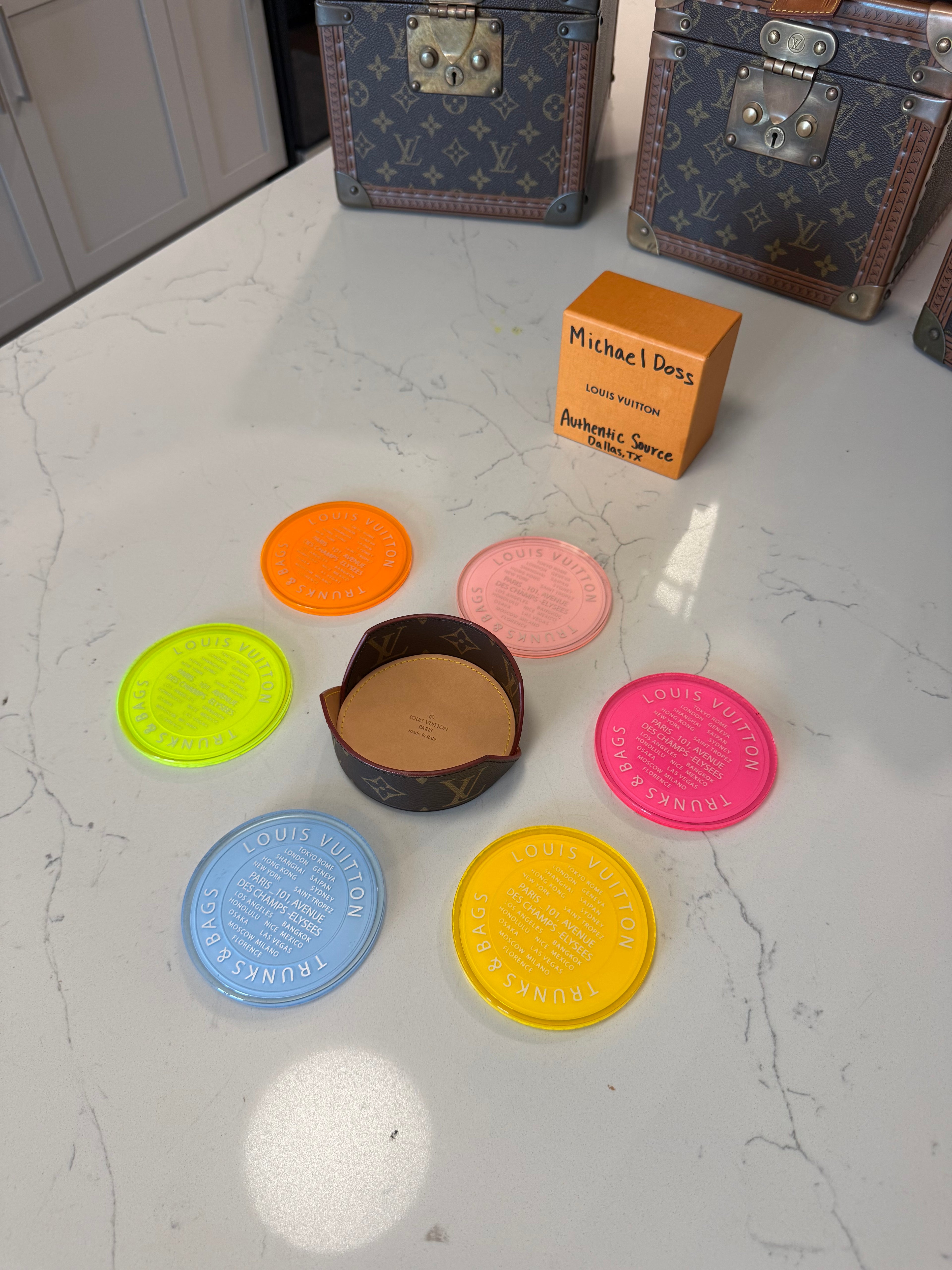 Louis Vuitton Monogram Coasters