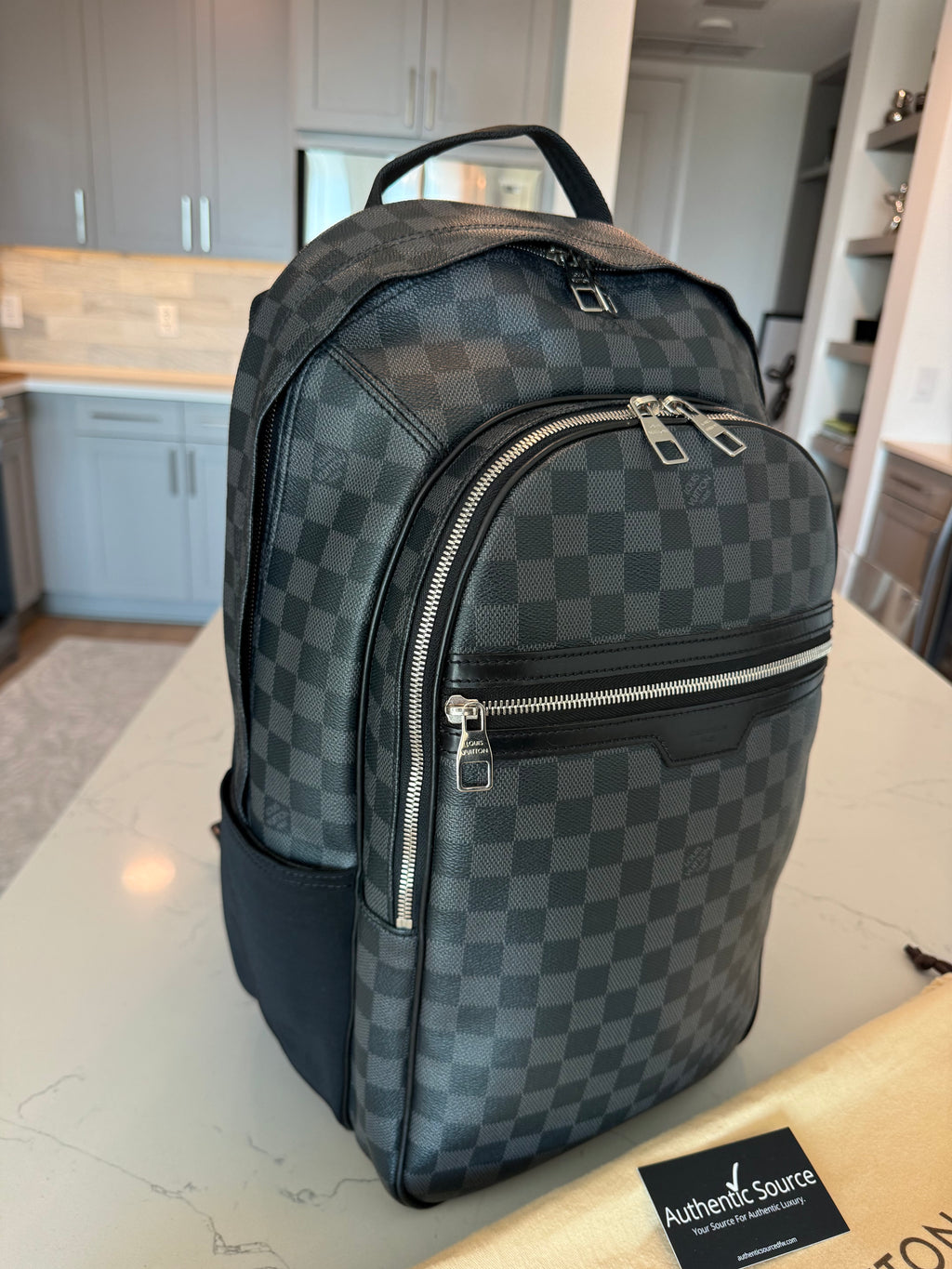 Louis Vuitton Michael Backpack Damier Graphite