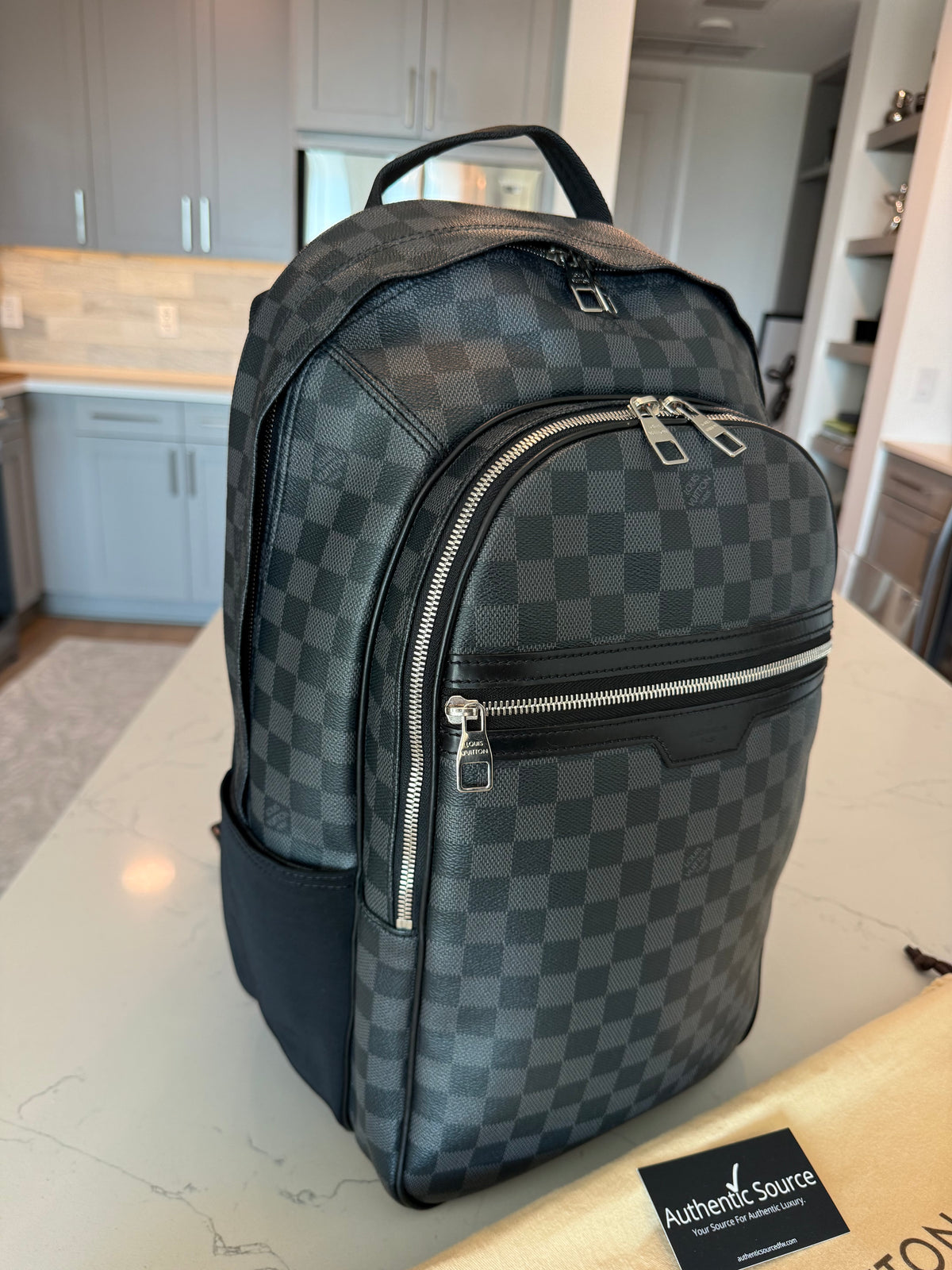Louis Vuitton Michael Backpack Damier Graphite
