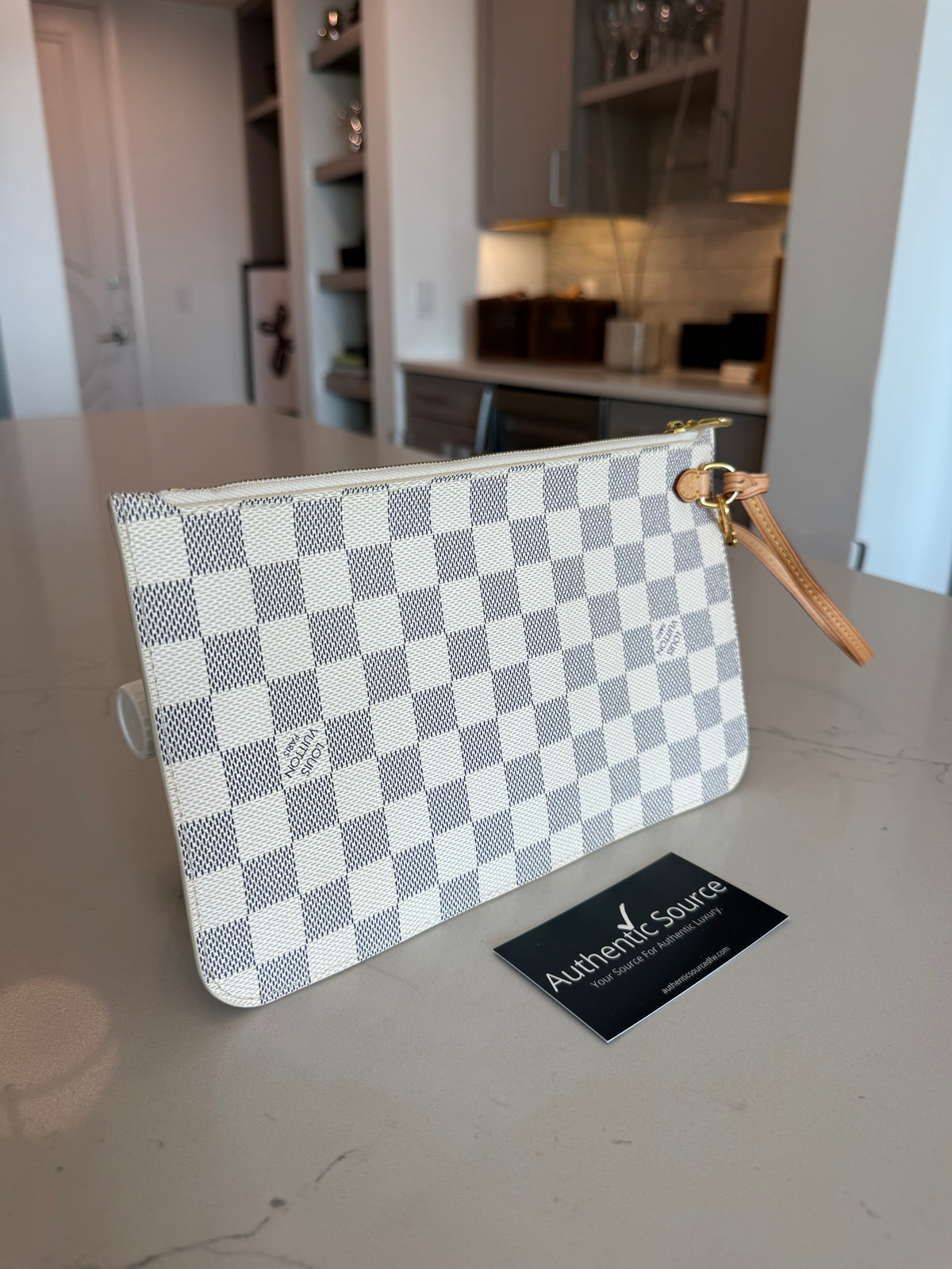 Louis Vuitton Neverfull GM Azur with Pouch