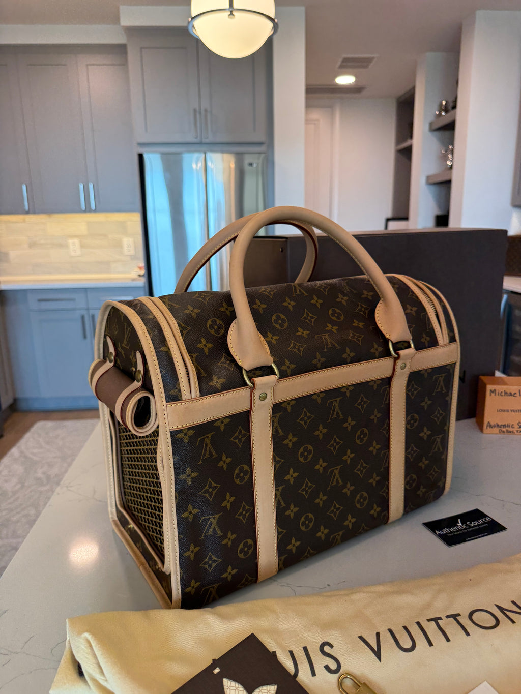 Louis Vuitton Sac Chein Pet Carrier