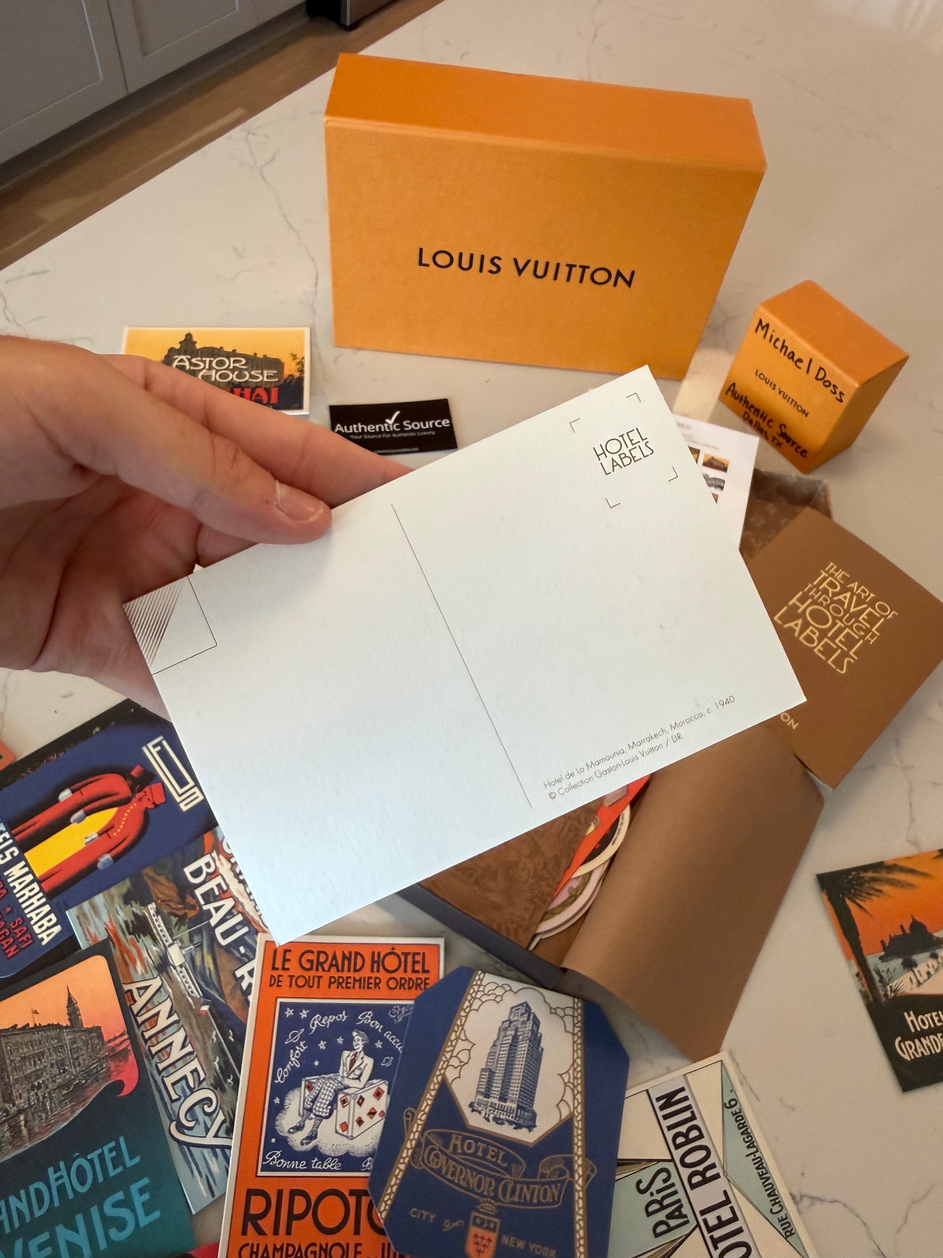 Louis Vuitton Collectors Hotel Post Cards/Stickers 2